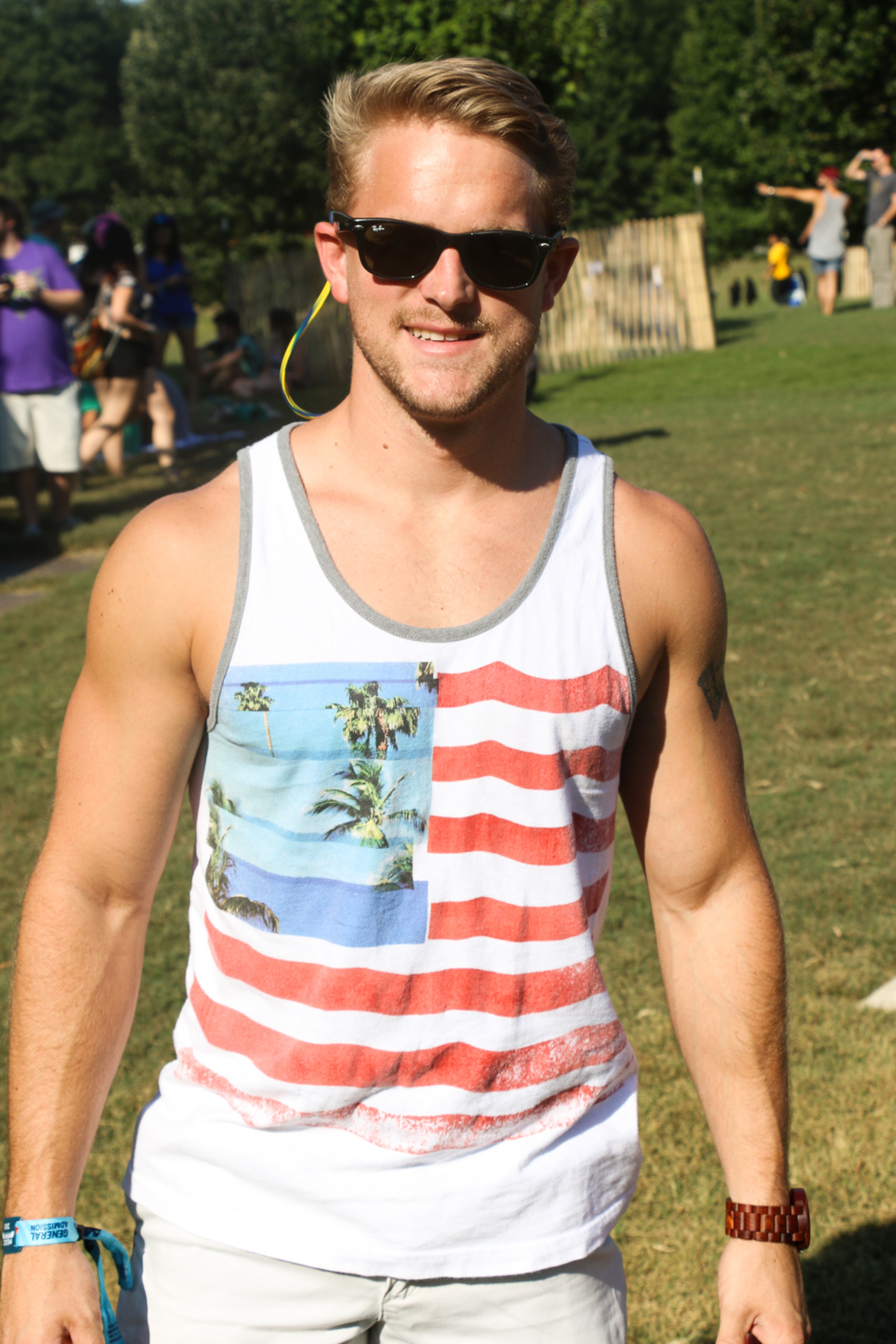 This is how it should be: Cool, effortless and patriotic.