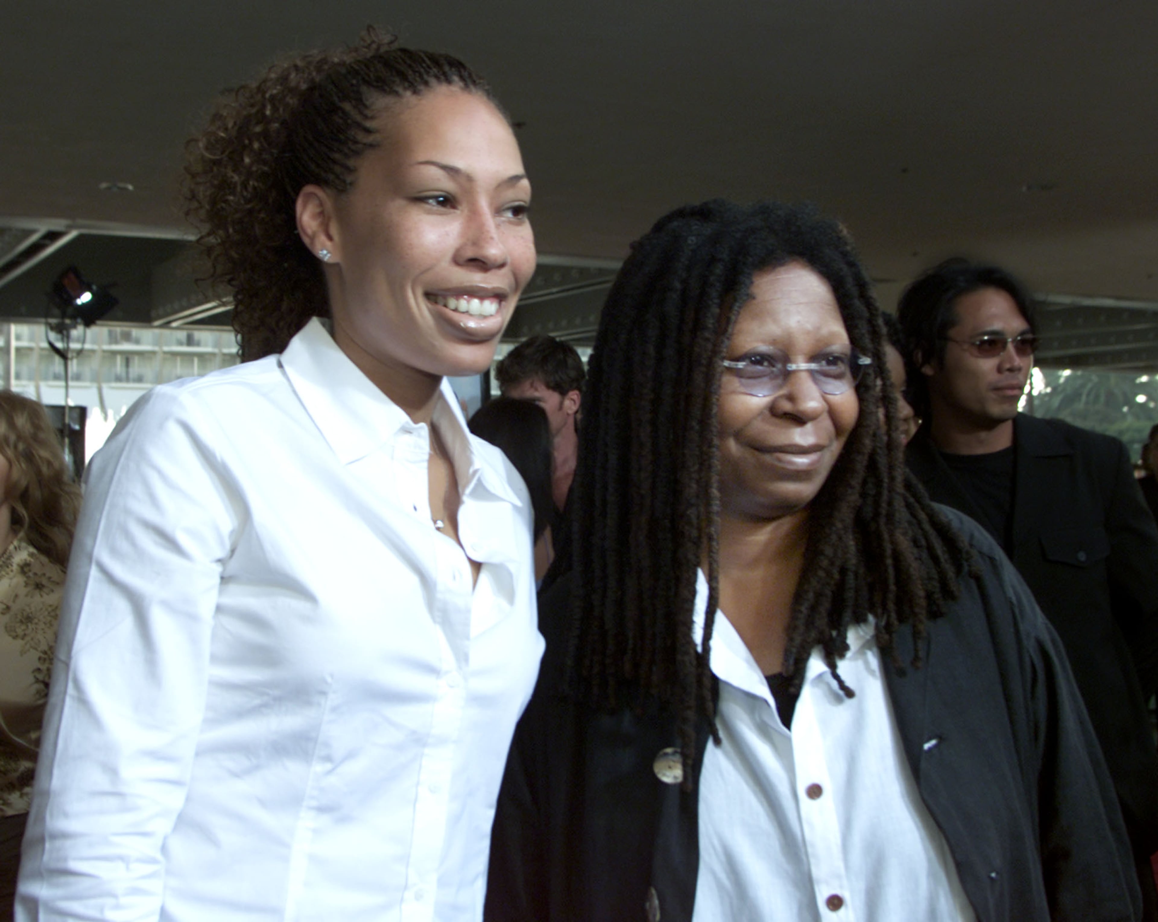 Whoopi Goldberg and her daughter Alex at the premiere of "Rat Race" at the Cineplex Odeon Century Plaza in Los Angeles, Ca. 7/30/01. Photo by Kevin Winter/Getty Images.