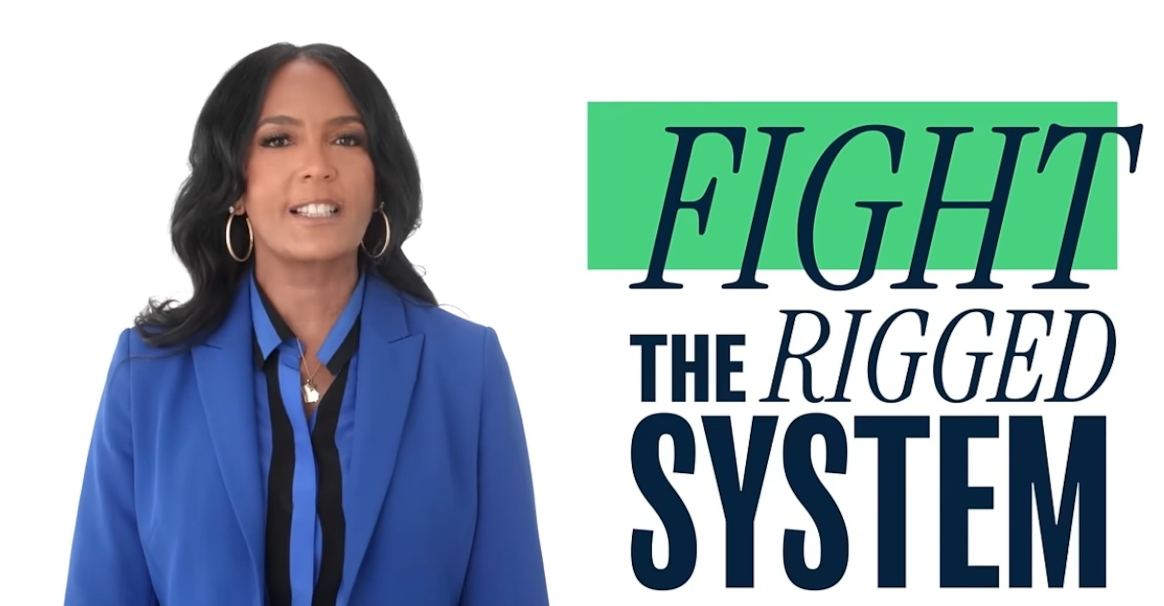 A screenshot from a campaign ad featuring Democratic nominee for governor Keisha Lance Bottoms.