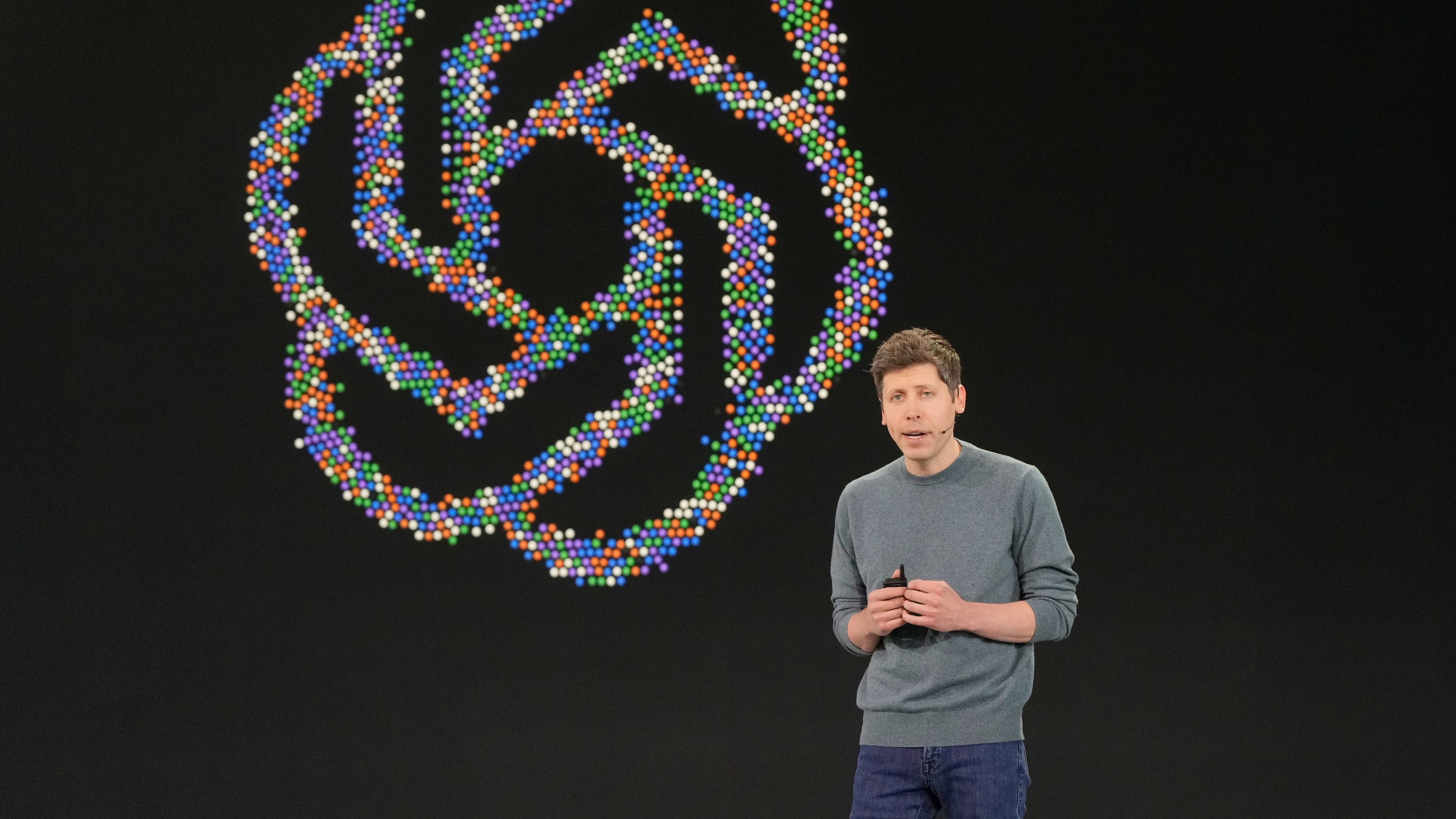Open AI CEO Sam Altman speaks at the OpenAI DevDay 2026 conference, Tuesday, Sept. 29, 2026, in San Francisco. (AP Photo/Jeff Chiu)