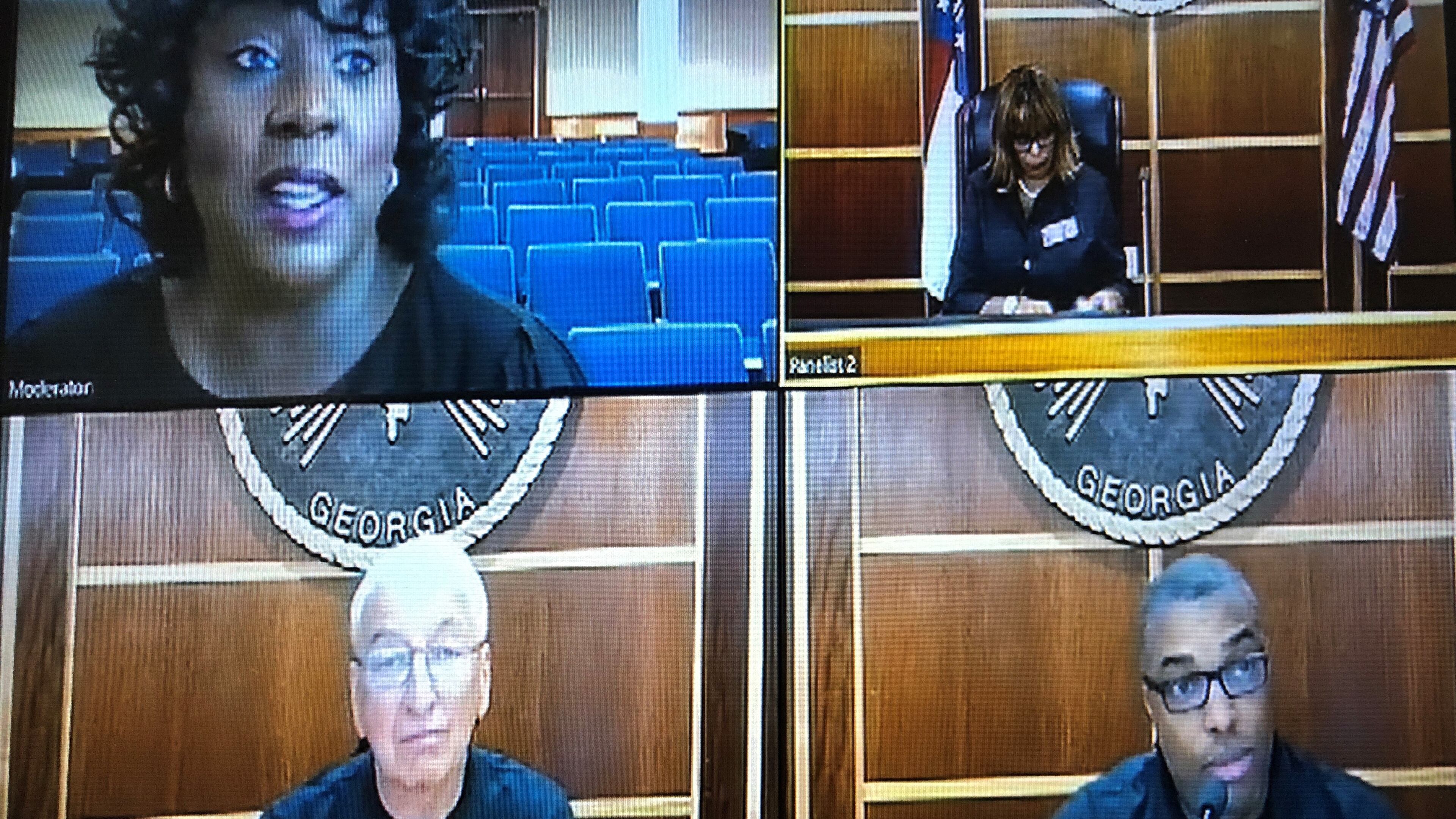 Clayton County leaders plan for the worst as they look at the fiscal 2021 budget and fall school calendars during a virtual town hall. LEON STAFFORD/AJC