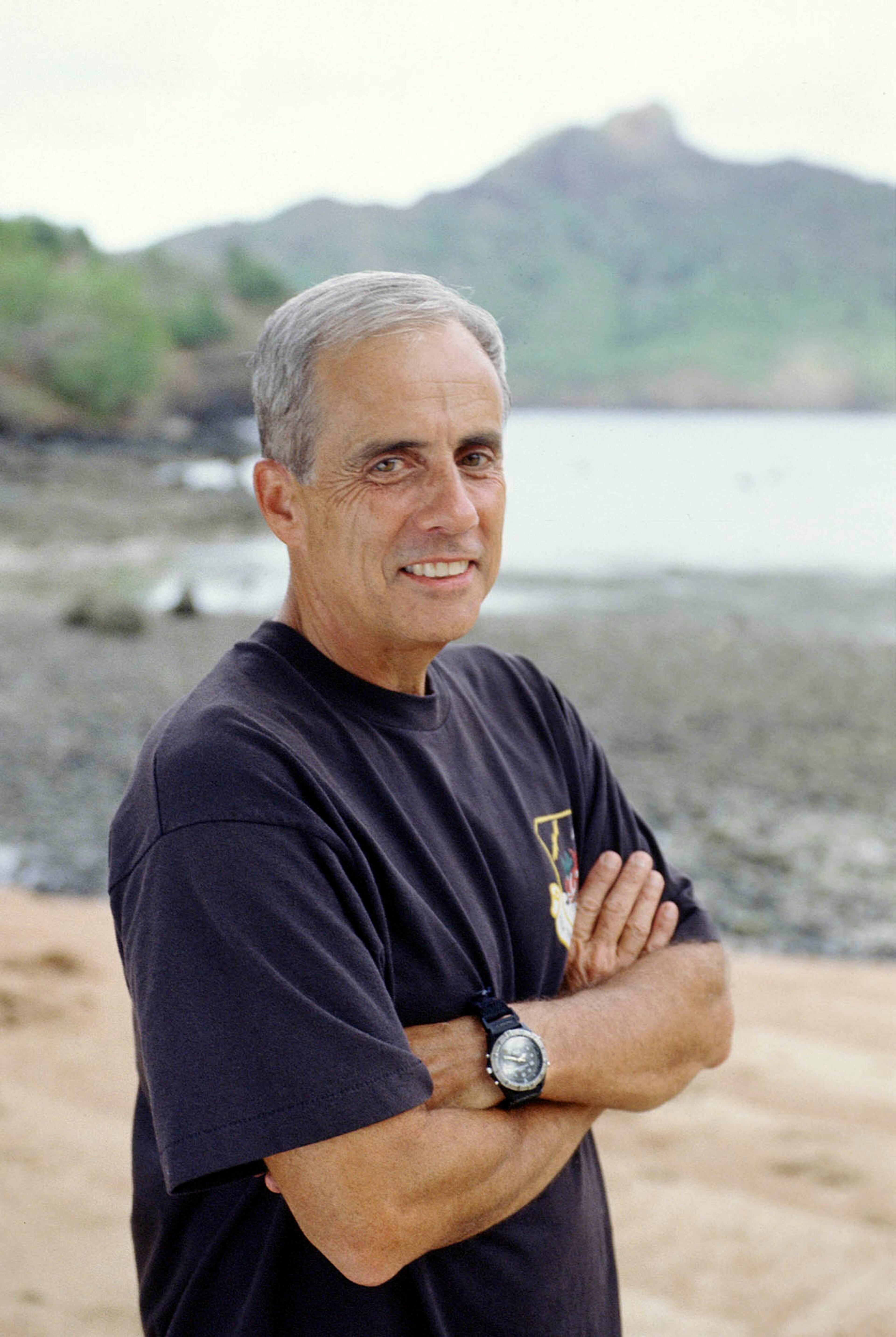 SURVIVOR: MARQUESAS contestant Paschal English. Photo: Monty Brinton/CBS ©2002 CBS Worldwide Inc. All Right Reserved. This image may not be sold, distributed, stored or archived by any organization, agency or person. This image is for editorial use only, in North America only (United States of America, Canada, Mexico and Caribbean Islands). Editorial publication is not permitted after June 30, 2002. For usage of this image outside the above terms and conditions, please contact CBS via email at: cbsphotoarchive@cbs.com or via fax at 212/975-3338. Paschal English ended up getting eliminated due to random rock draw. The show never did that again. CREDIT: CBS