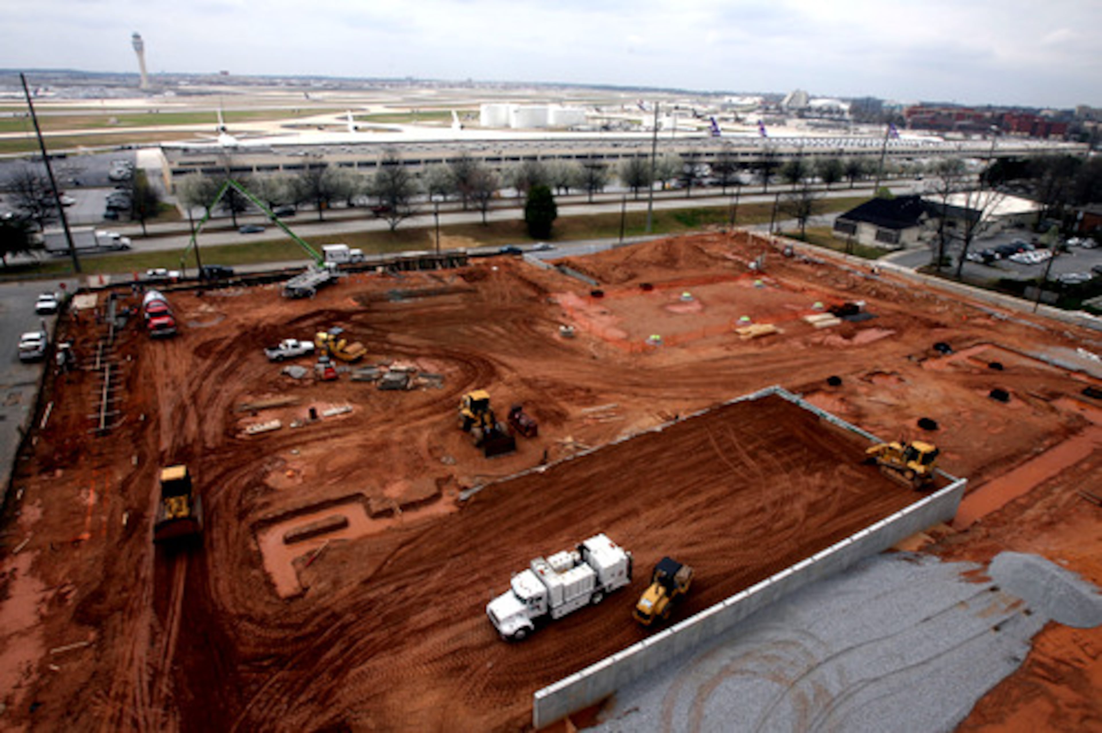 Asbury Park Georgia is underway with construction in Hapeville, Ga. on March 18, 2008. Plans for the work, live, play development include brownstones, condos, apartments and retail throughout Hapeville.