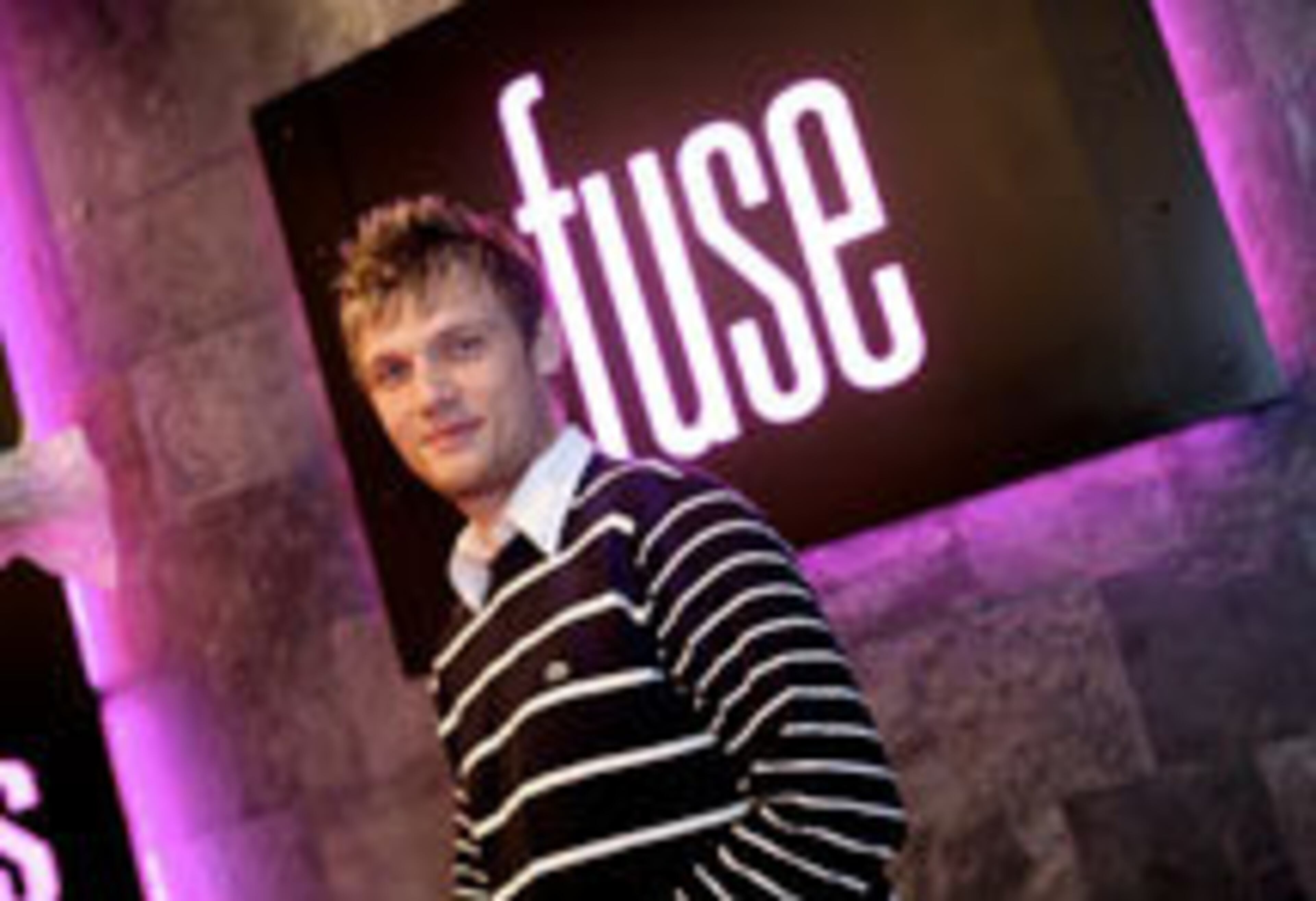 Backstreet Boys alumn Nick Carter strikes a conservative pose.