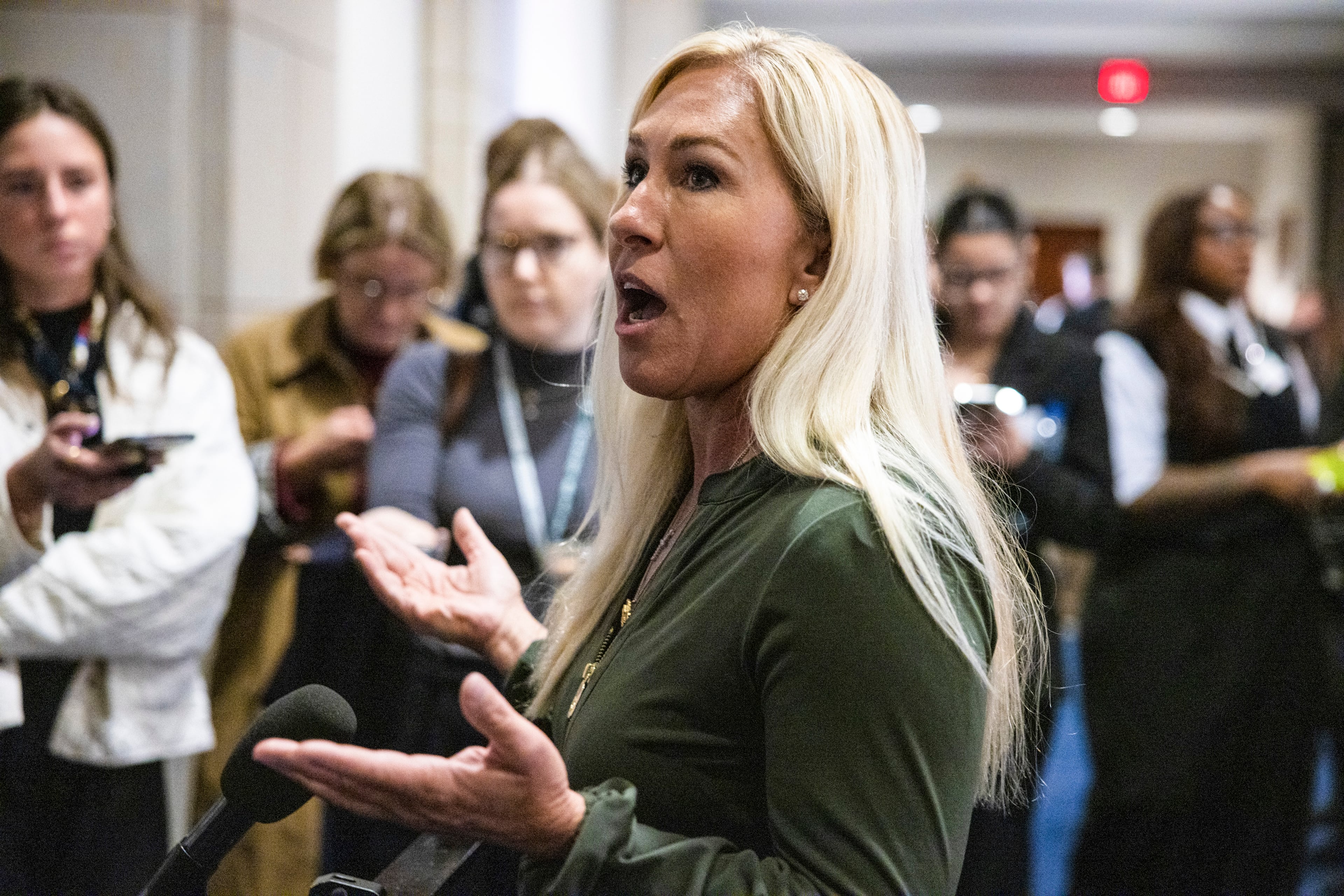 U.S. Rep. Marjorie Taylor Greene, R-Rome, voted against cryptocurrency legislation earlier this week.