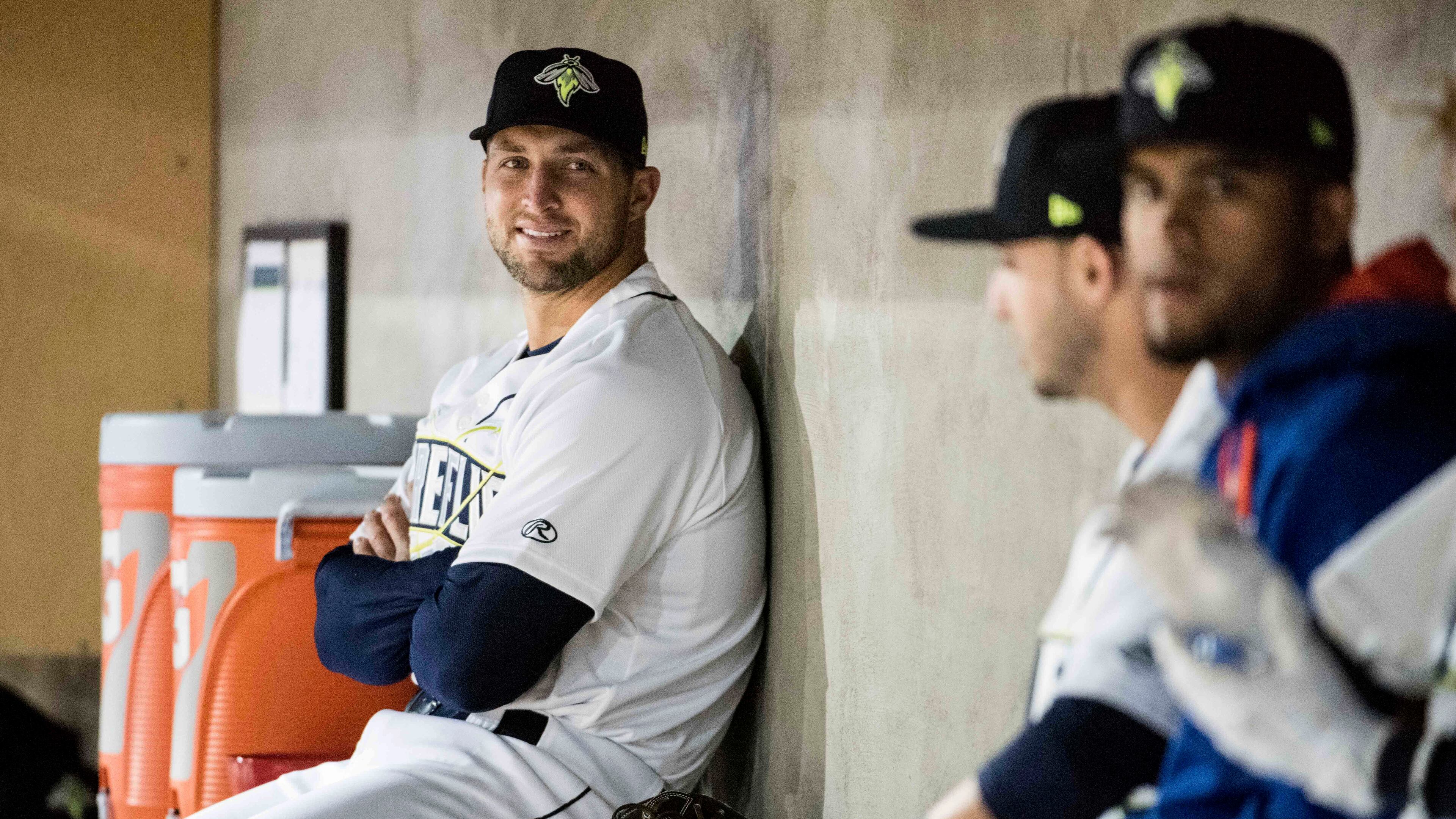 The odds are out, and they don't look good for Tim Tebow getting the call up for the Mets this season. (AP Photo/Sean Rayford)