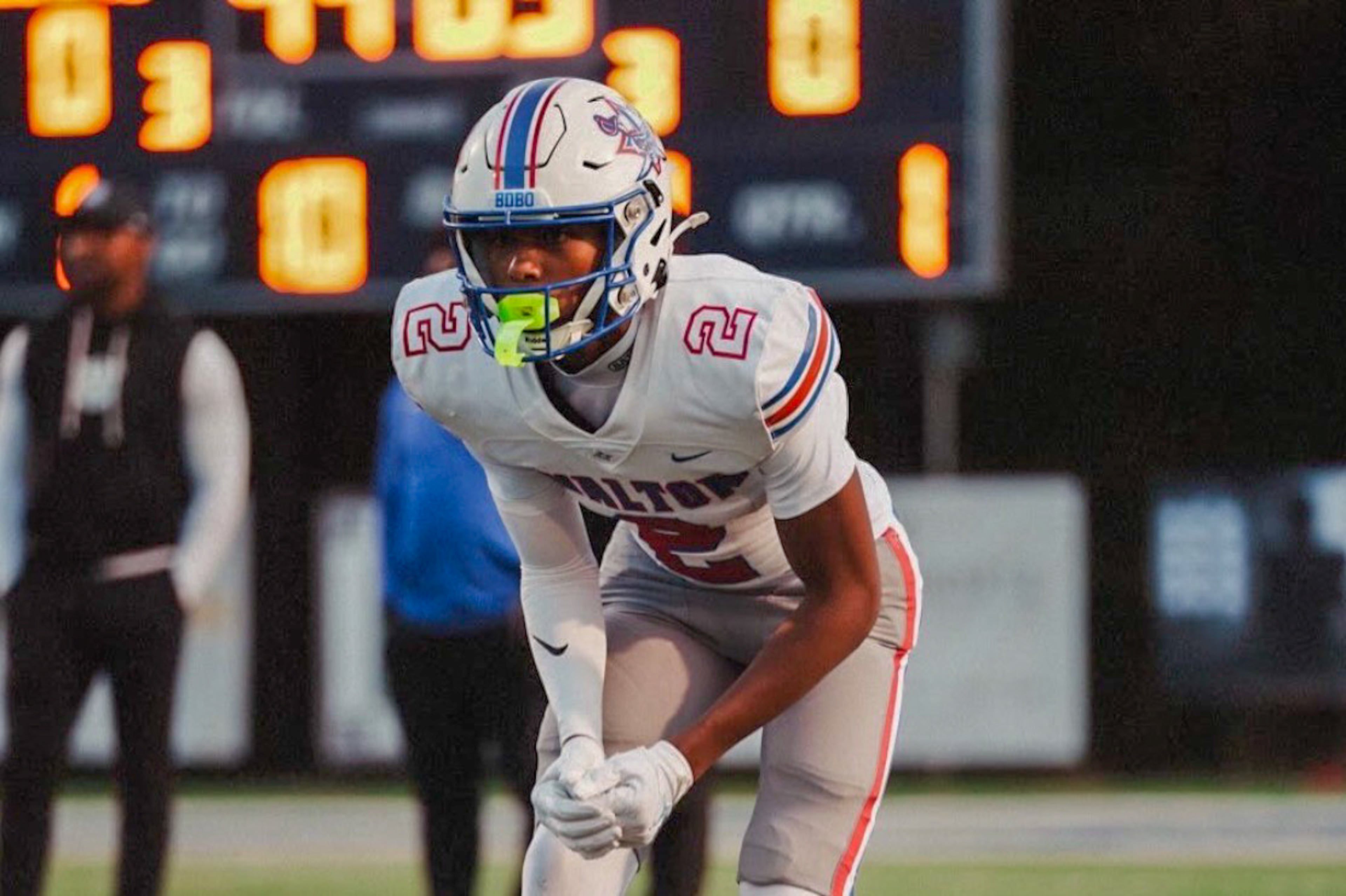 "As a kid, always being around the sport, I developed a love for the game," says Walton High safety MJ Burnett, one of the hottest recruits in Georgia right now. (Courtesy)