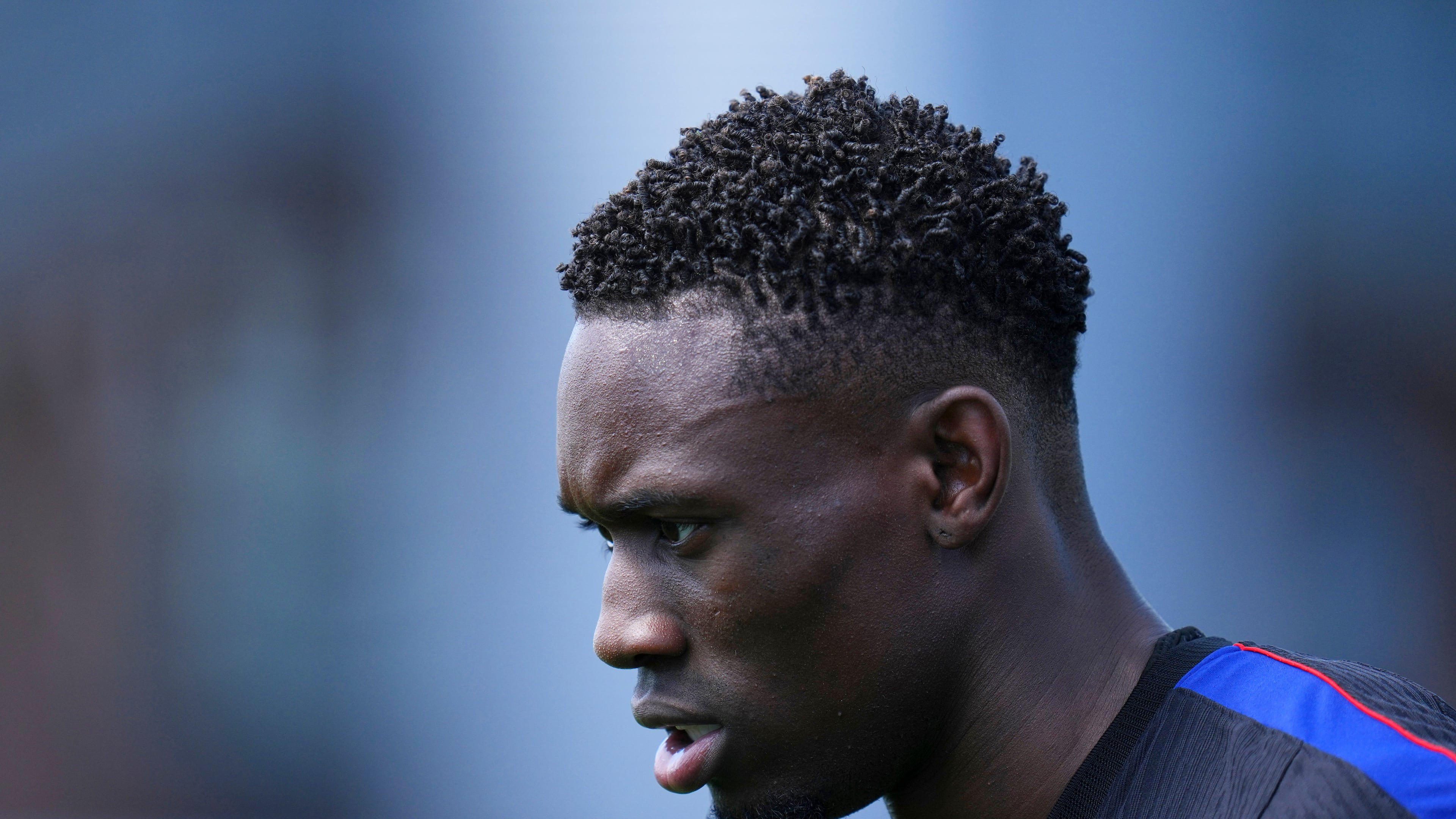 United States' Folarin Balogun (20) attends a training session ahead of their World Cup round of 16 soccer match against Belgium in Seattle, Sunday, July 5, 2026. (AP Photo/Manu Fernandez)
