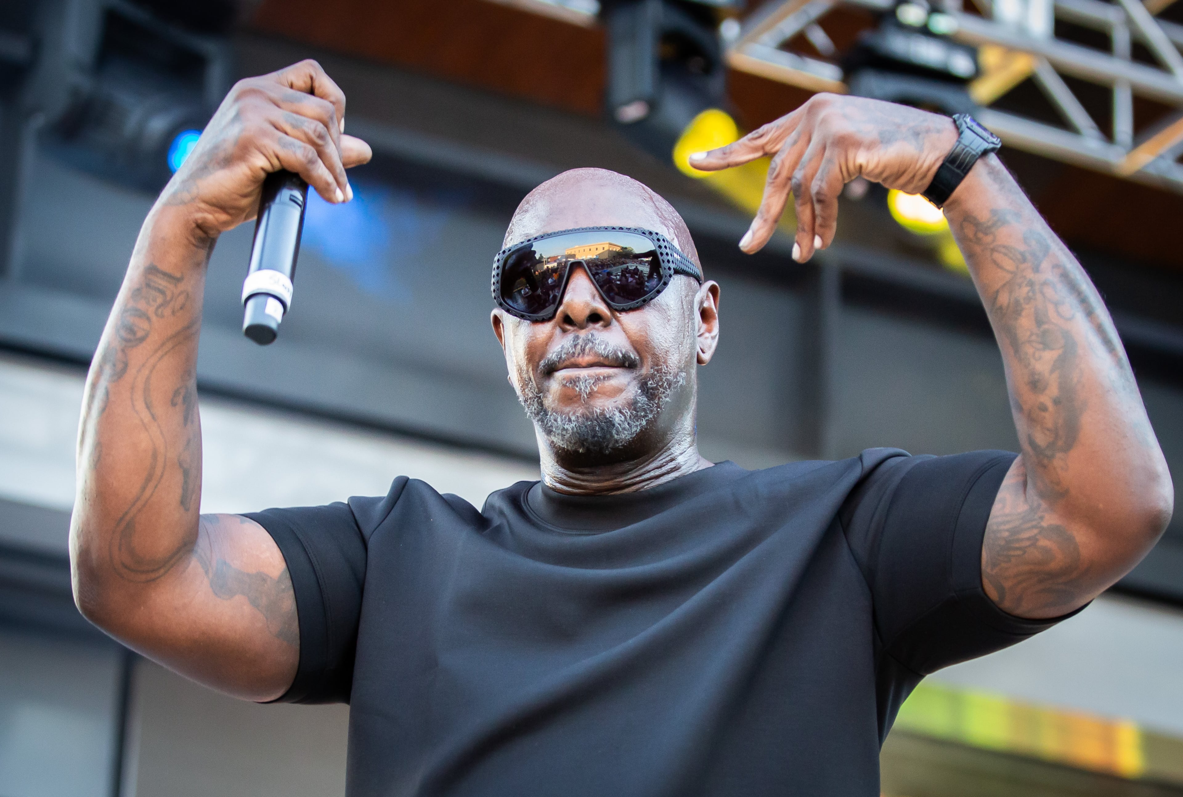 Sleepy Brown performs during Decatur WatchFest '26 on Thursday, June 11, 2026 at Decatur Square. (Ryan Fleisher for the AJC)
