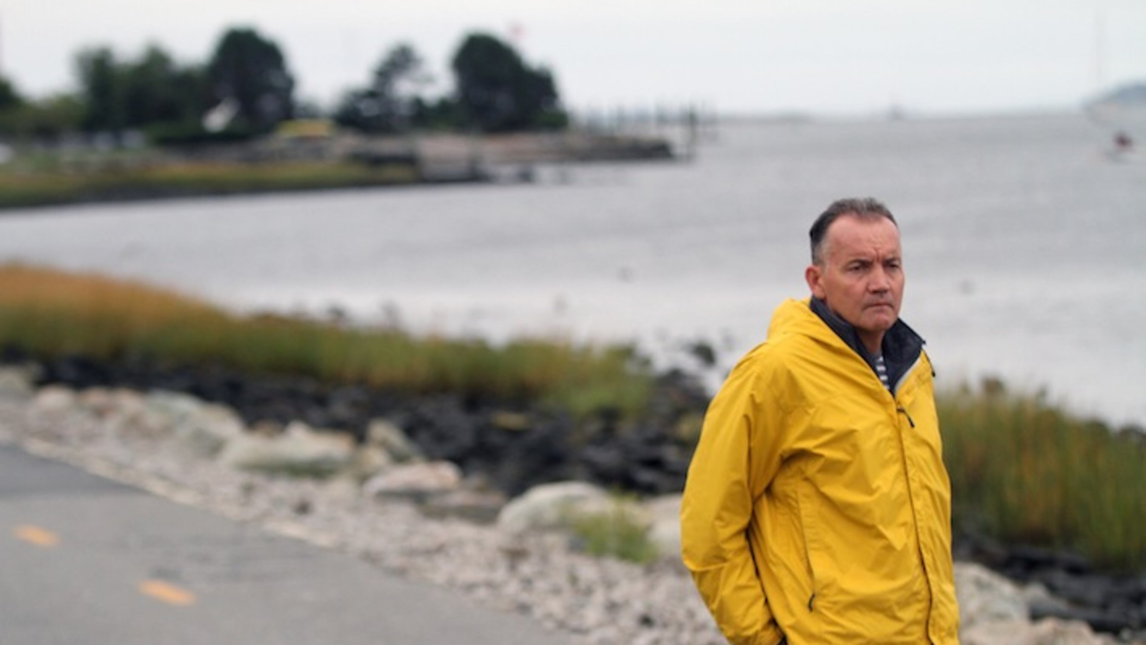 In a photo provided by his wife, Bill Malinowski, a former marathoner now battling Lou Gehrig’s disease, in Bristol, R.I., Oct. 1, 2015. The common name for Amyotrophic lateral sclerosis is one more pain for sufferers who are Red Sox fans to the core — like Bill, whose anti-Yankees fervor has helped sustain him through a trying summer. (Mary Murphy via The New York Times) -- NO SALES; FOR EDITORIAL USE ONLY WITH STORY SLUGGED BBA-REDSOX-ROADTRIP BY BARRY. ALL OTHER USE PROHIBITED. --