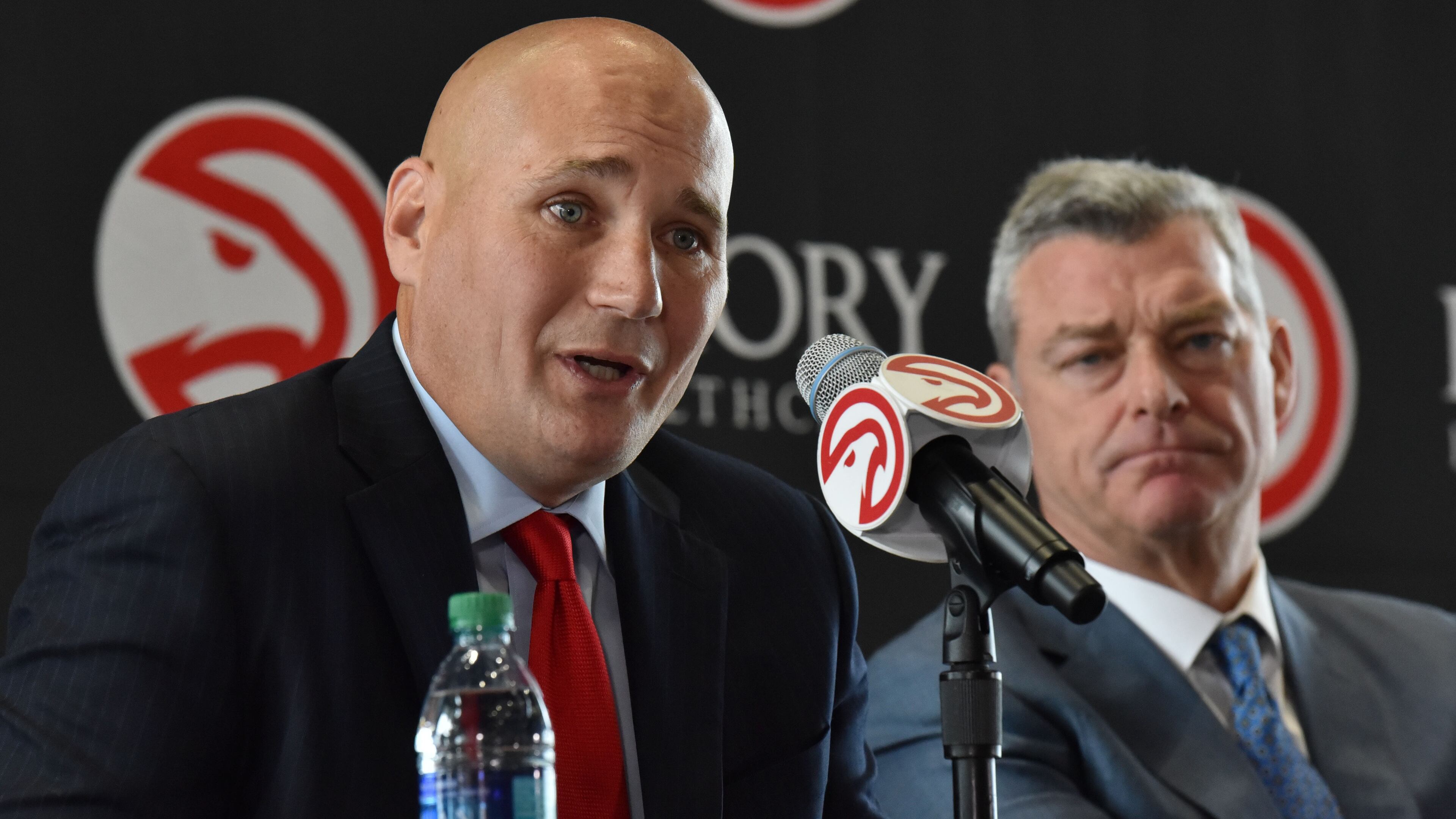 Hawks general manager Travis Schlenk is in his first season of what is expected to be a long rebuilding project.