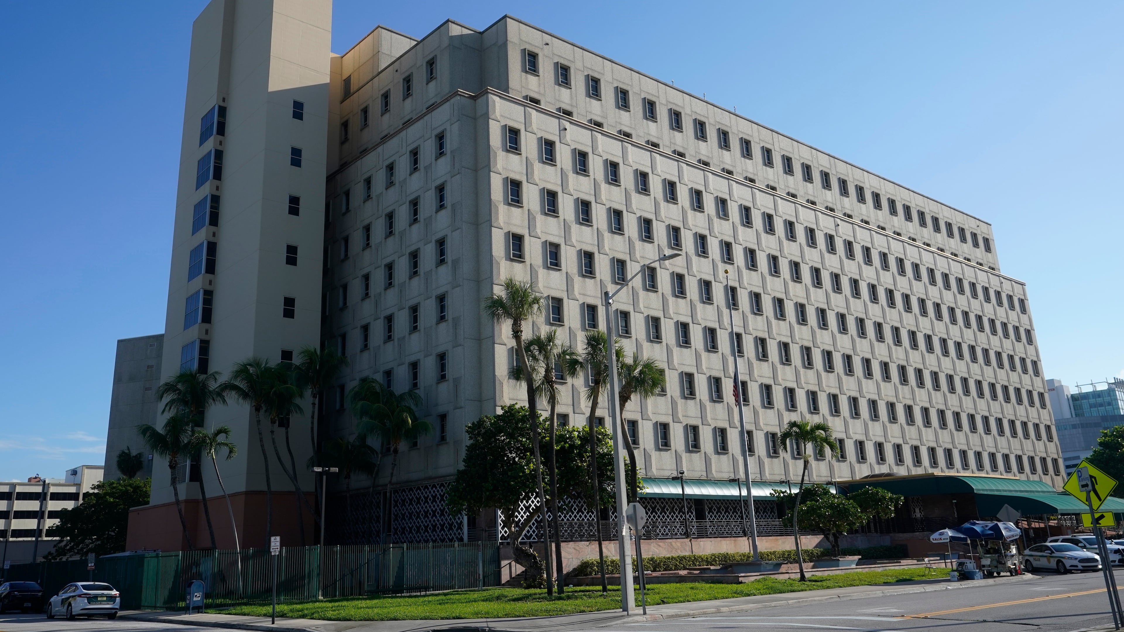 FILE - The Richard E. Gerstein Justice Building is seen, Sept. 20, 2022, in Miami. (AP Photo/Wilfredo Lee, File)