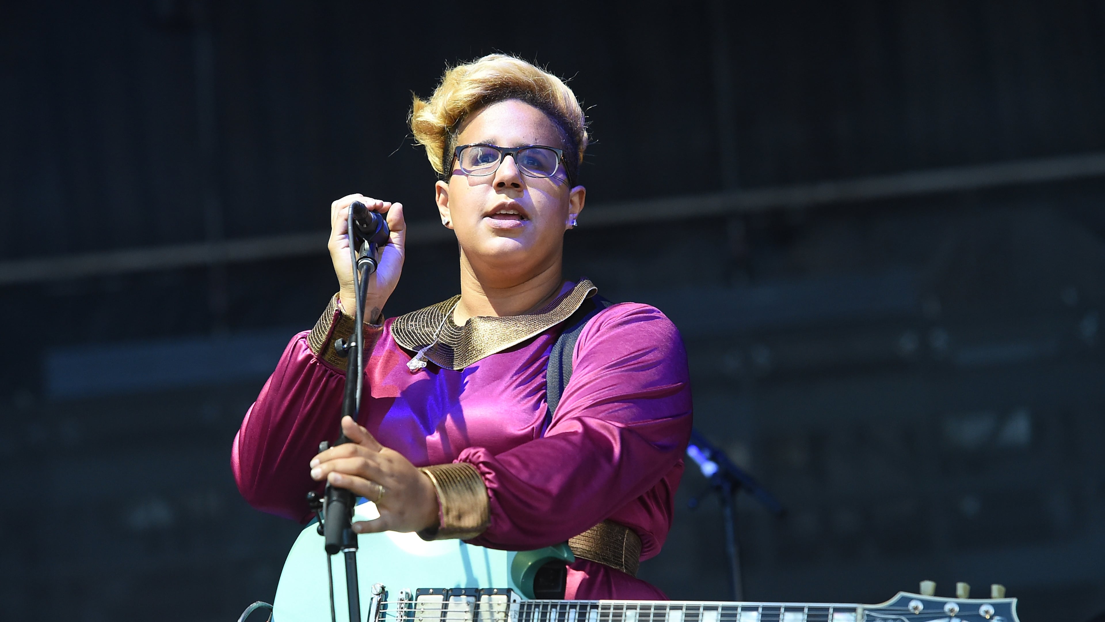 Brittany Howard of Alabama Shakes performs on stage during the 2015 Bonnaroo Music & Arts Festival - Day 2 on June 12, 2015 in Manchester, Tennessee. (Photo by Jason Merritt/Getty Images) Brittany Howard of Alabama Shakes performs on stage during the 2015 Bonnaroo Music & Arts Festival - Day 2 on June 12, 2015 in Manchester, Tennessee. (Photo by Jason Merritt/Getty Images)