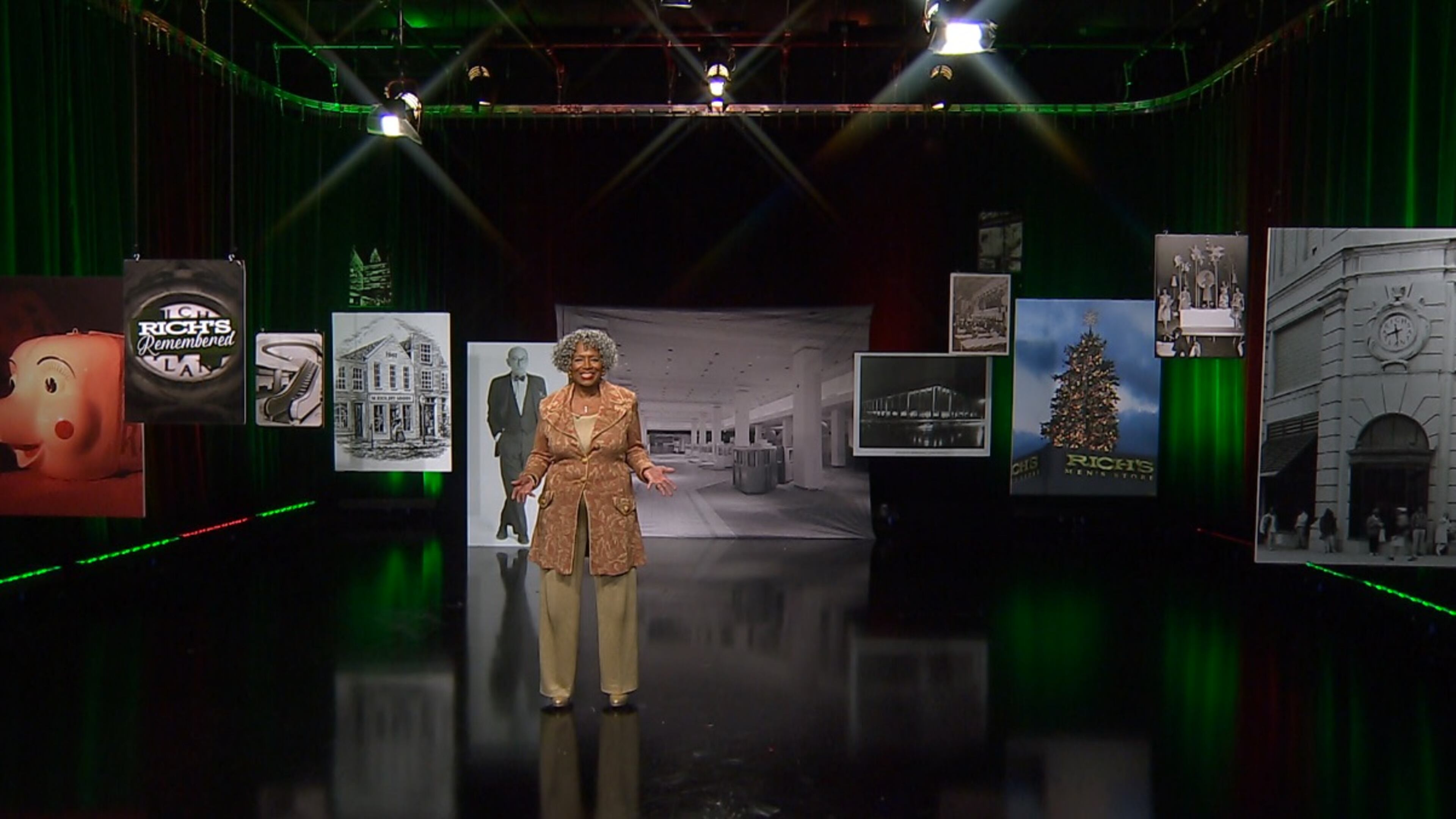 Monica Pearson hosts “Rich’s Remembered,” airing on GPB on Christmas Day. Contributed by GPB