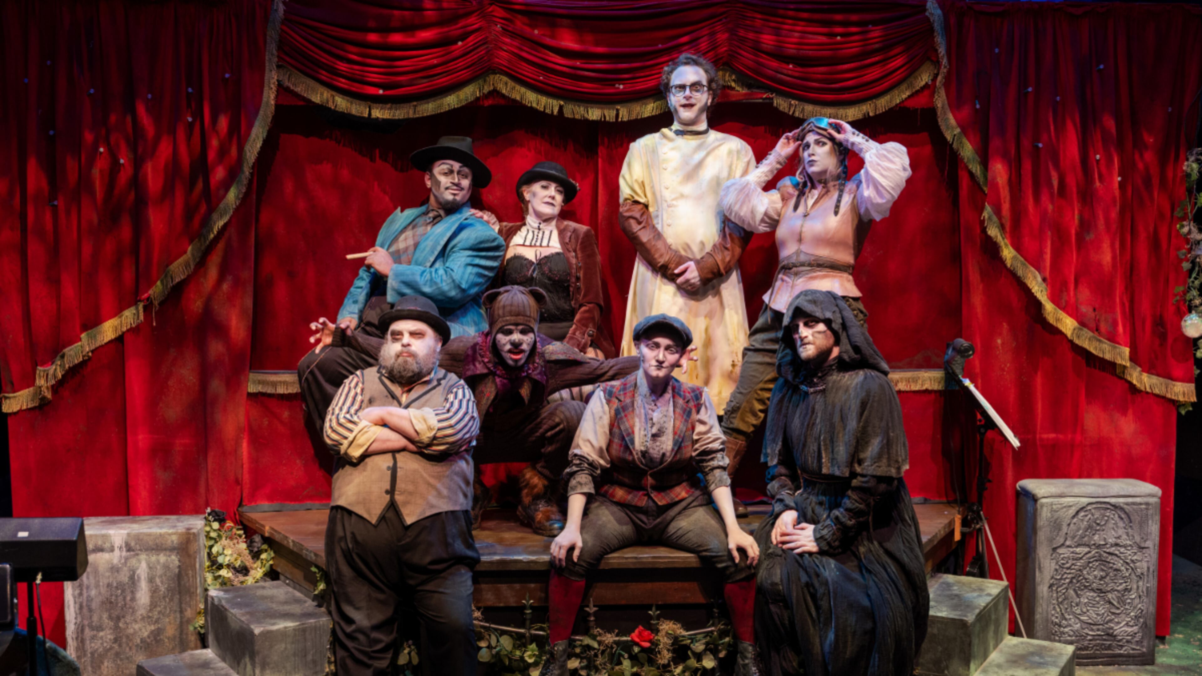 The Ghastly Dreadfuls sing, dance, act and incorporate several puppetry styles to tell gothic tales from Wednesday, Oct. 7 through Saturday, Oct. 31, at the Center for Puppetry Arts. (Courtesy of Center for Puppetry Arts)
