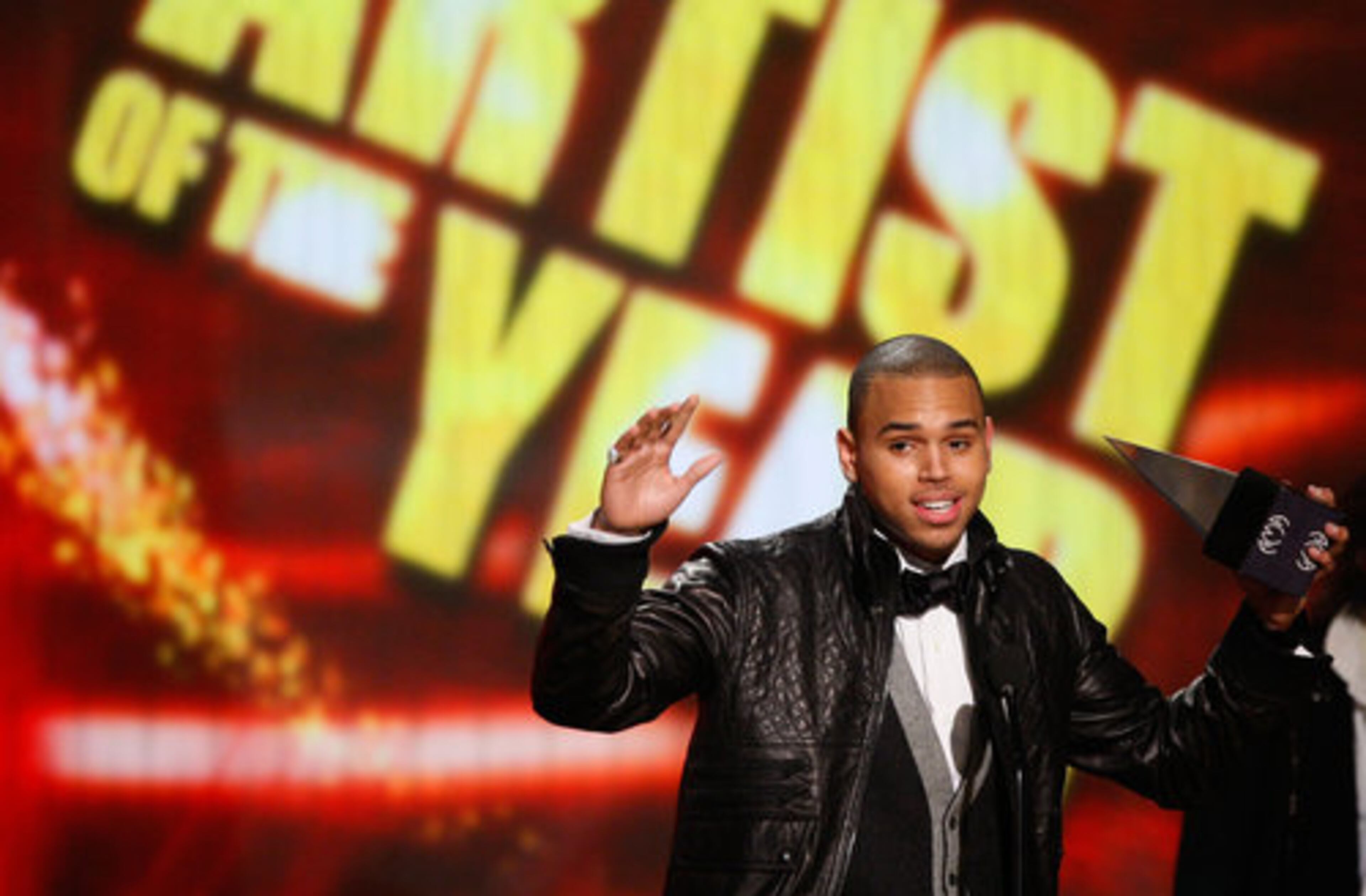 Chris Brown won for Artist of the Year at the 2008 American Music Awards.