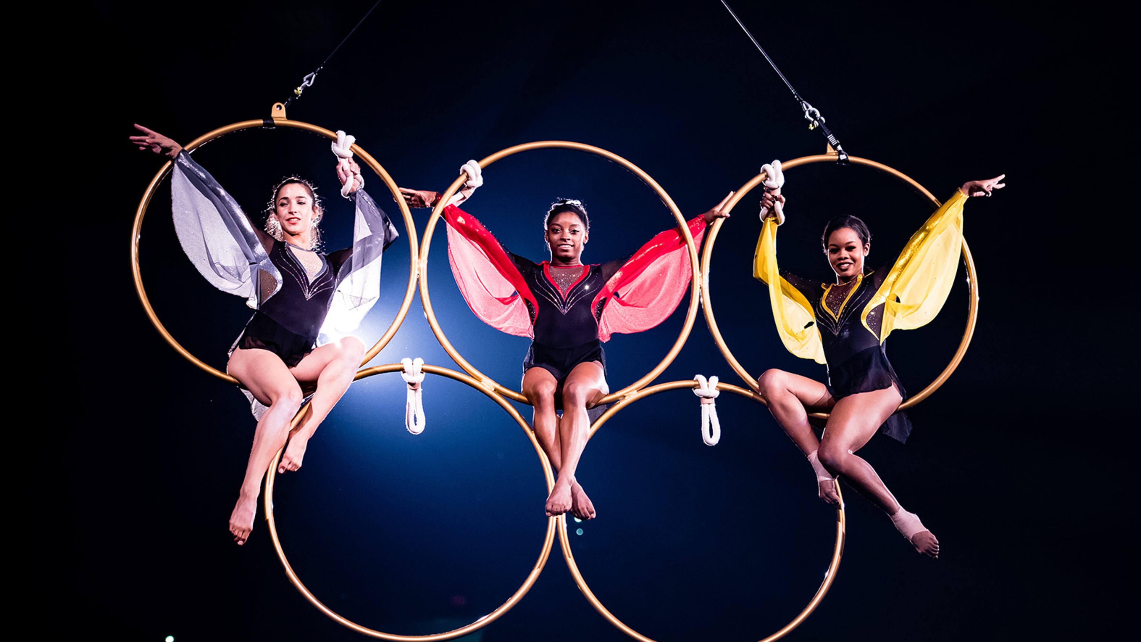 Aly Raisman, Simone Biles and Gabby Douglas captivated a sold-out crowd Saturday night at Infinite Energy Arena.
Photo provided by Kellogg's Tour of Gymnastics.