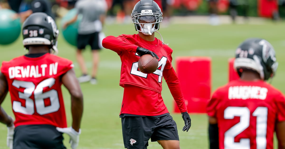 Falcons secondary aims for interceptions mark, depth chart unsettled