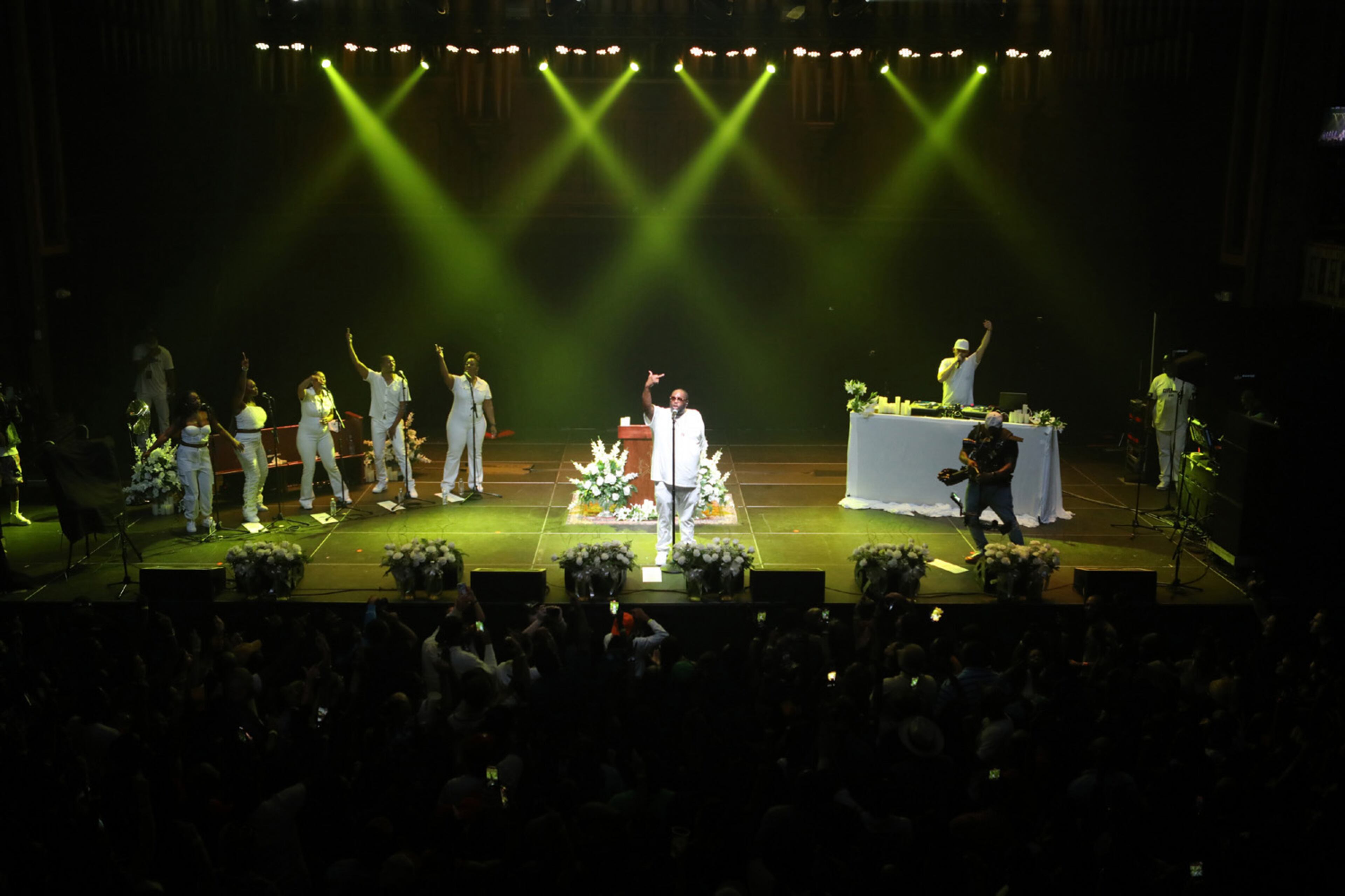 Atlanta native Killer Mike energized the sold-out Tabernacle on Thursday, July 13, 2023. Robb Cohen for the Atlanta Journal-Constitution