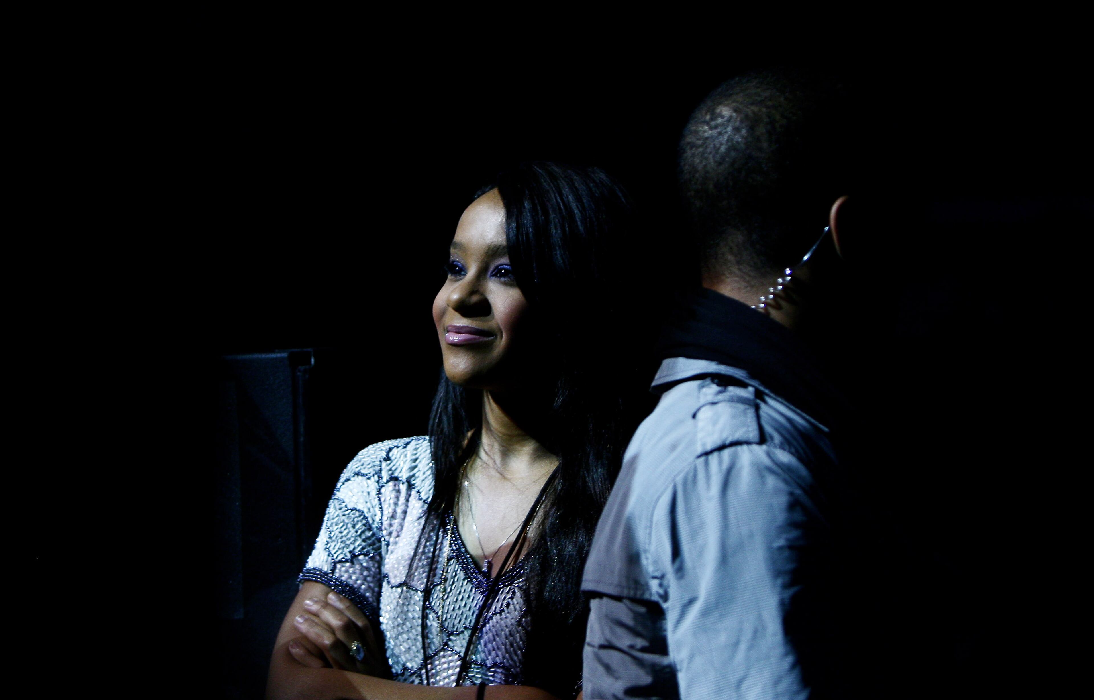 Whitney Houston's daughter Bobbi Kristina Brown attends her mother's concert held at Mediolanum Forum on May 3, 2010 in Milan, Italy. (Photo by Vittorio Zunino Celotto/Getty Images)