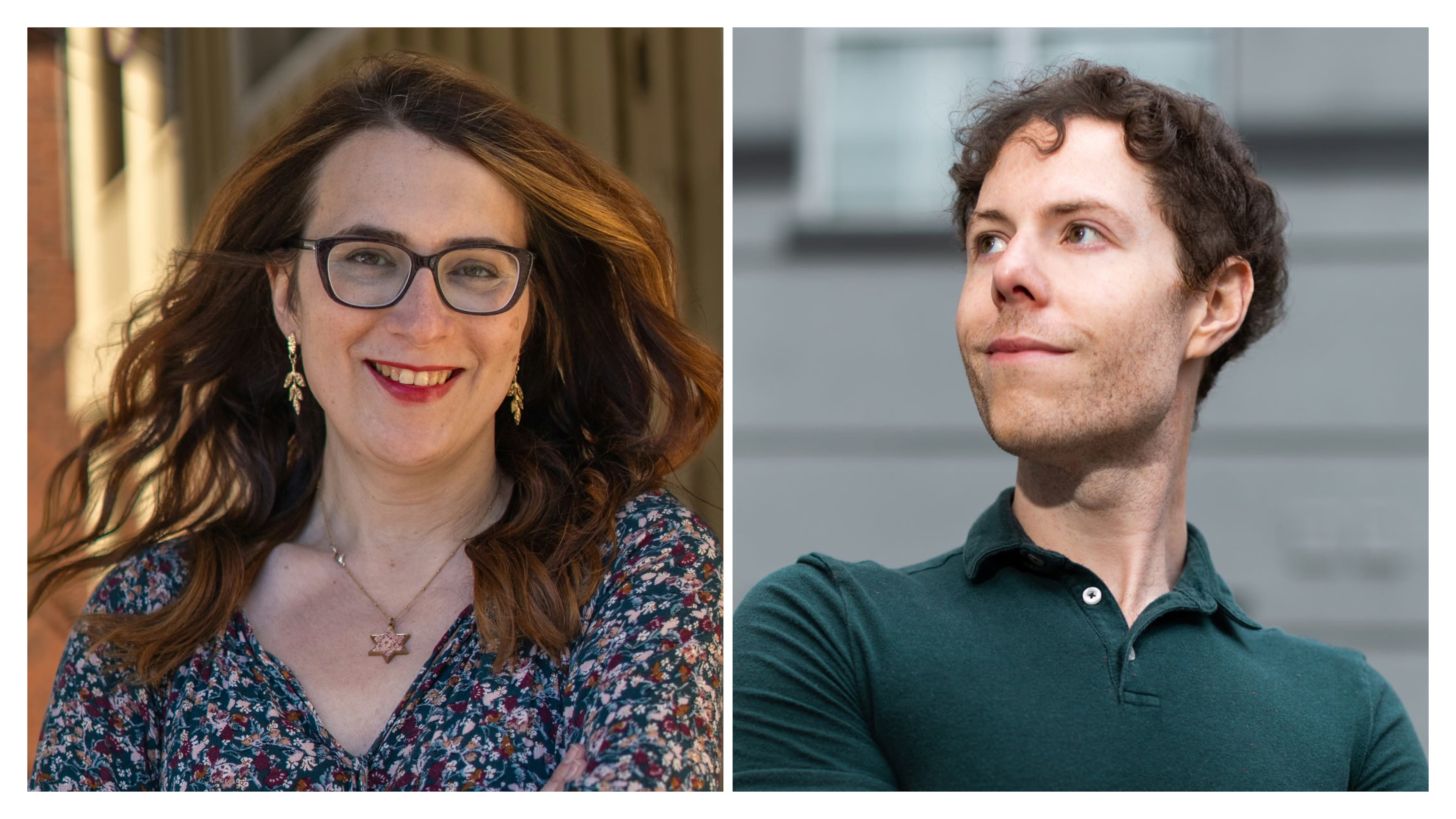 Aaron Baker, left, and Jeremiah Olney are Democratic Socialists who are challenging sitting Democratic state House members in the May 2026 May primary contests. (Handout)