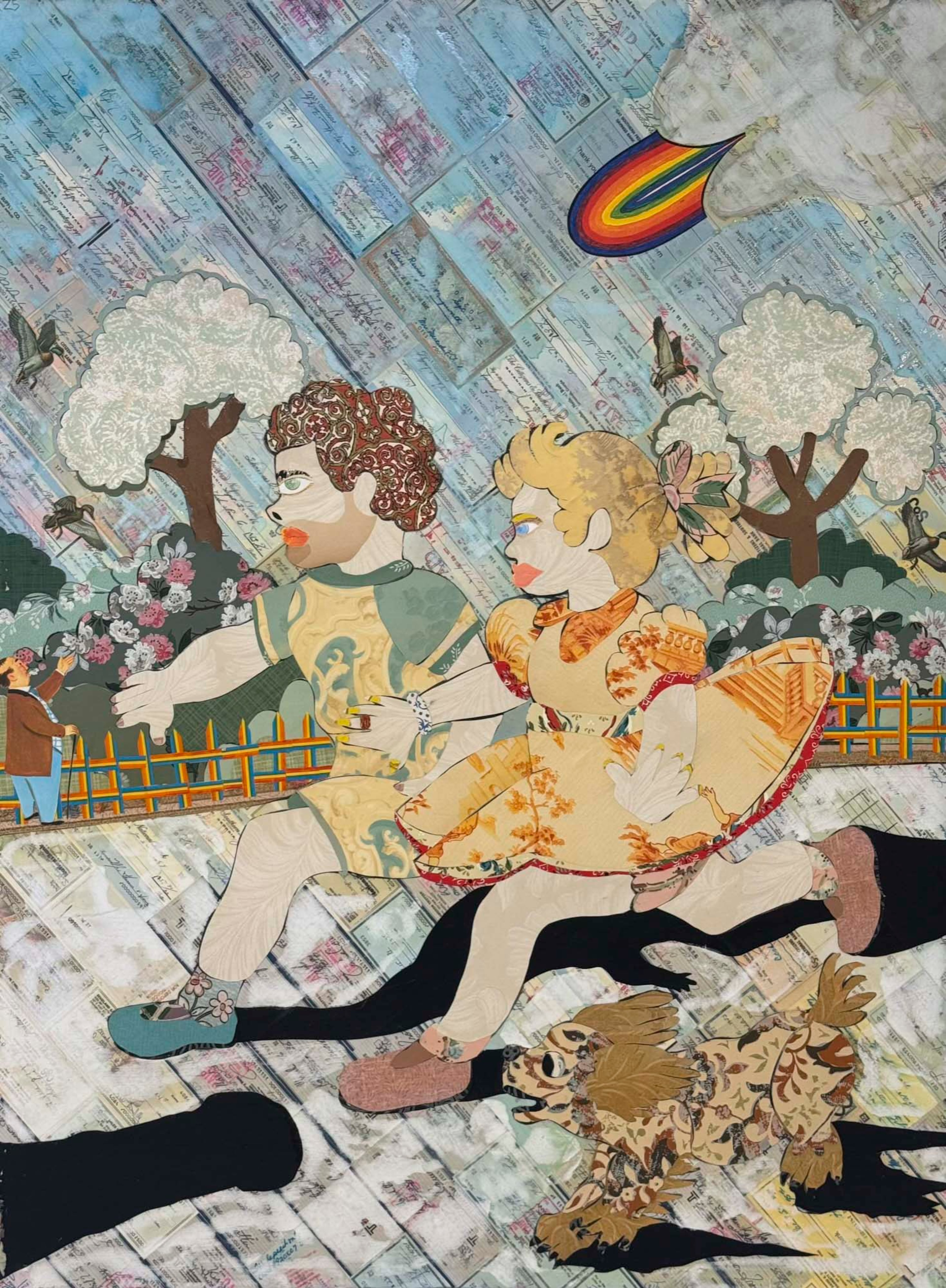 "You Got Me Runnin’" (2025) by Marcus Kenney at Florida Mining Gallery. (Courtesy)