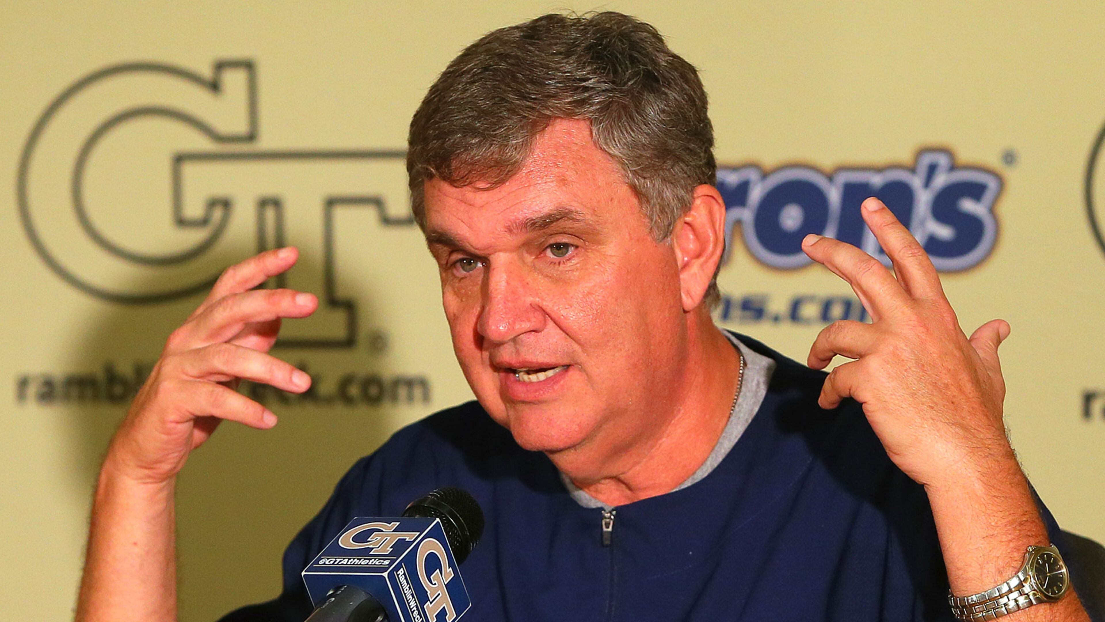 Paul Johnson says, “I don’t hear as much about the (offense or SEC) in negative recruiting as I do ‘Your school is hard, and you don’t have any fun.’ "