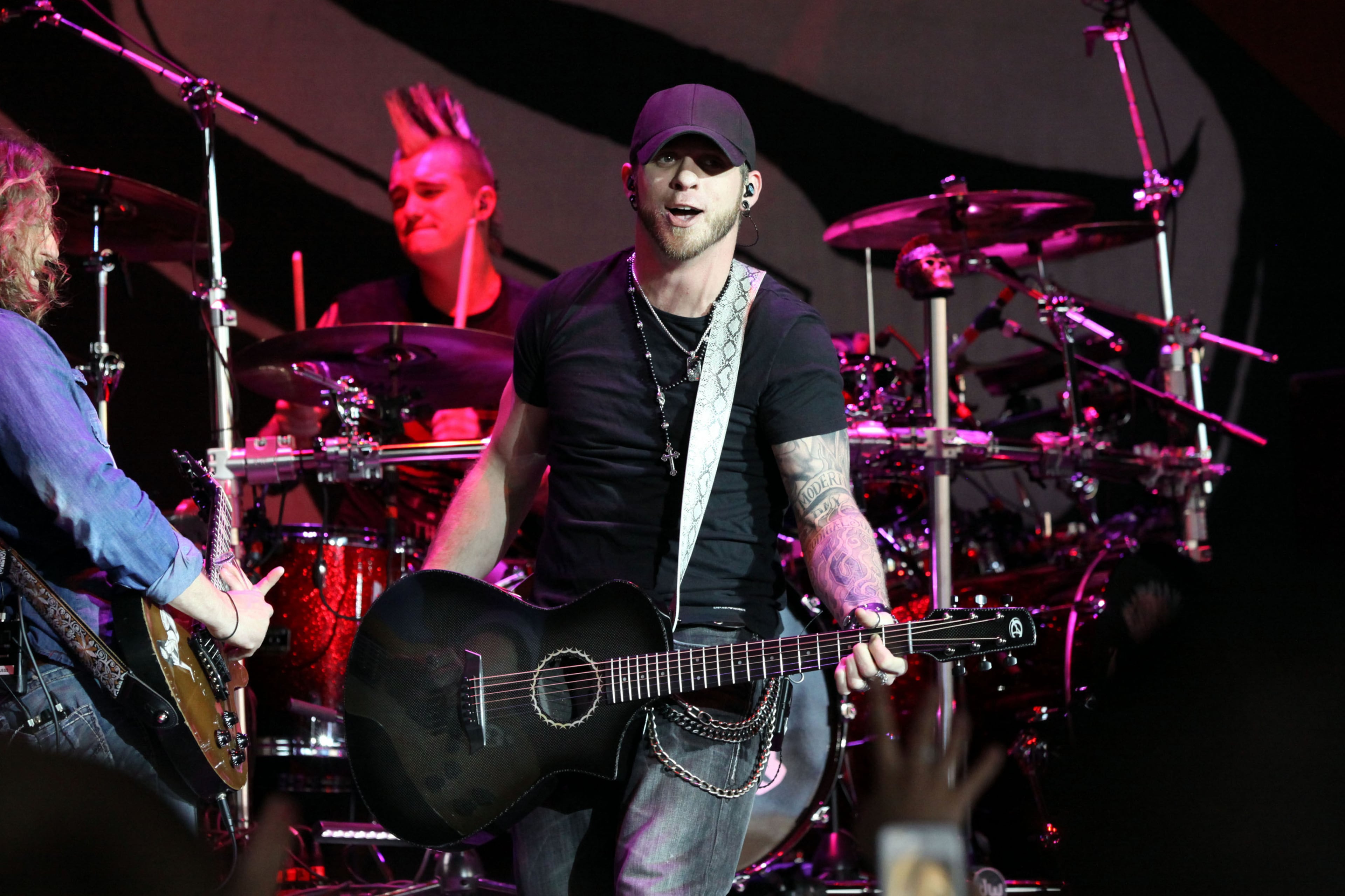 Brantley Gilbert performs Sunday, May 13, 2013 at Aaron's Amphitheatre at Lakewood in Atlanta.