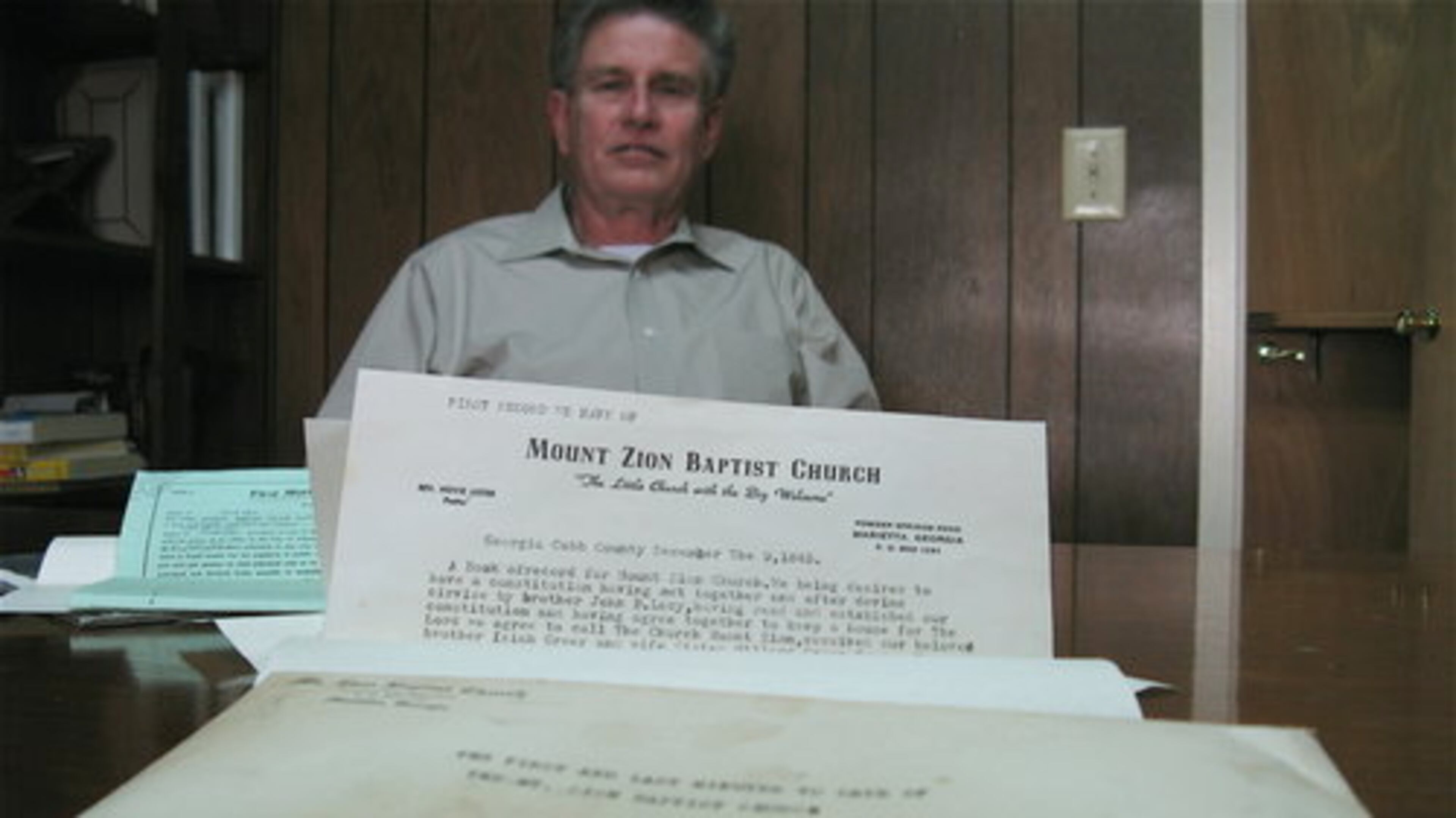 The capsule contained a letter written 51 years ago that exhorts current-day members of the church to trust in prayer. "Those are powerful words," says the Rev. Ted McClung.