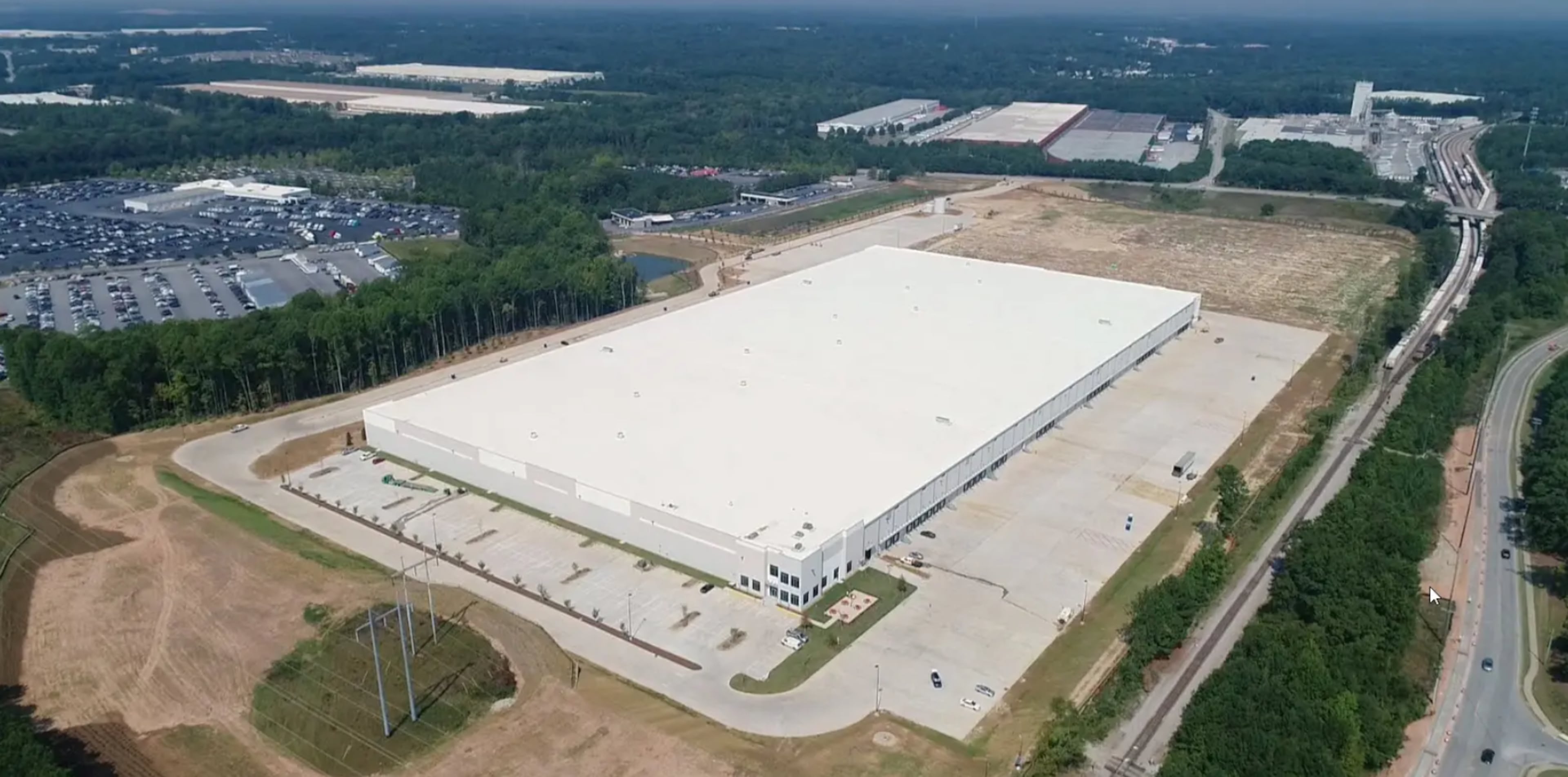 This Fairburn warehouse is leased to Post Consumer Brands, the maker of several cereal and dog food brands. (Courtesy of Post Consumer Brands)