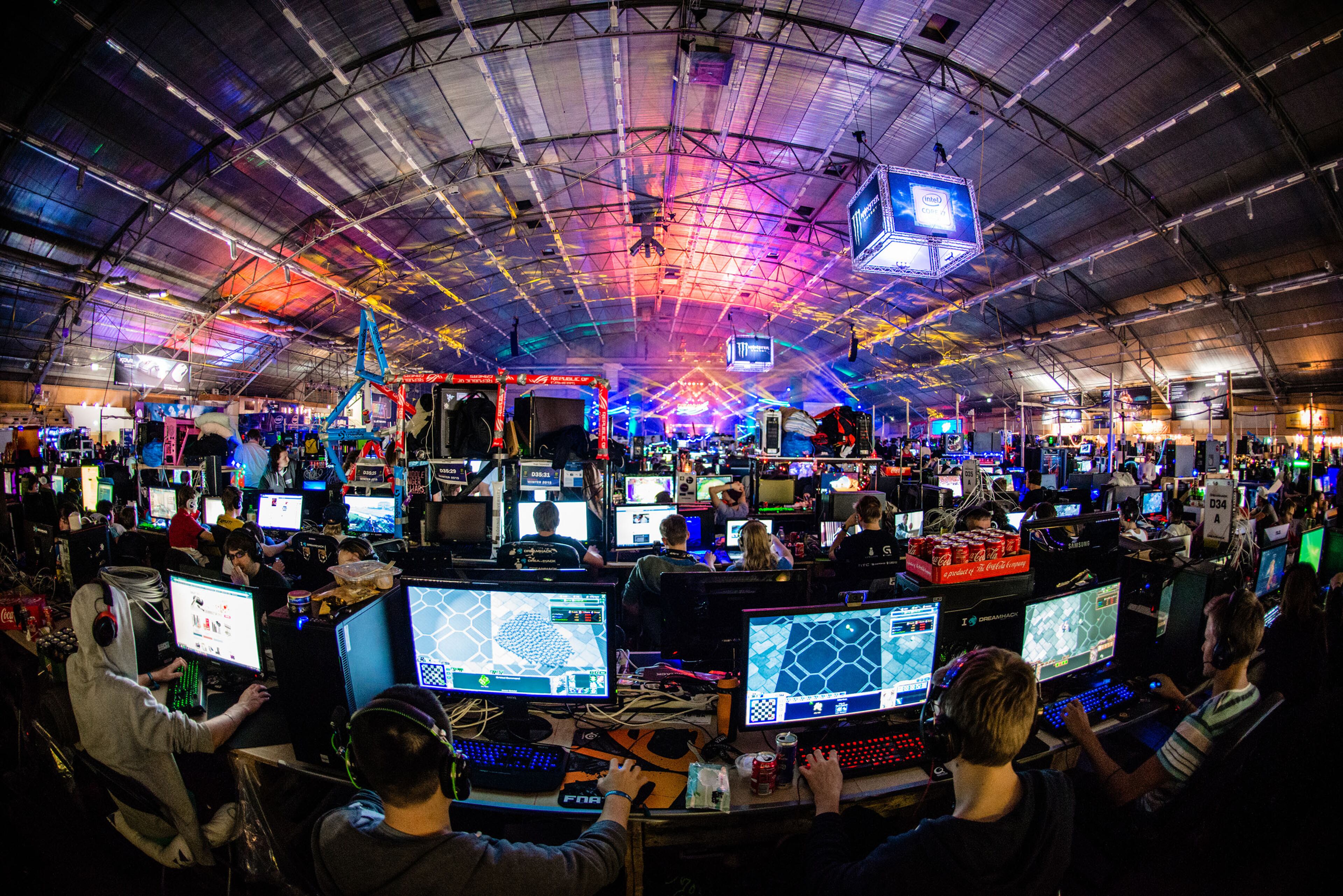 The DreamHack LAN party. Photo: Gabriel Kulig