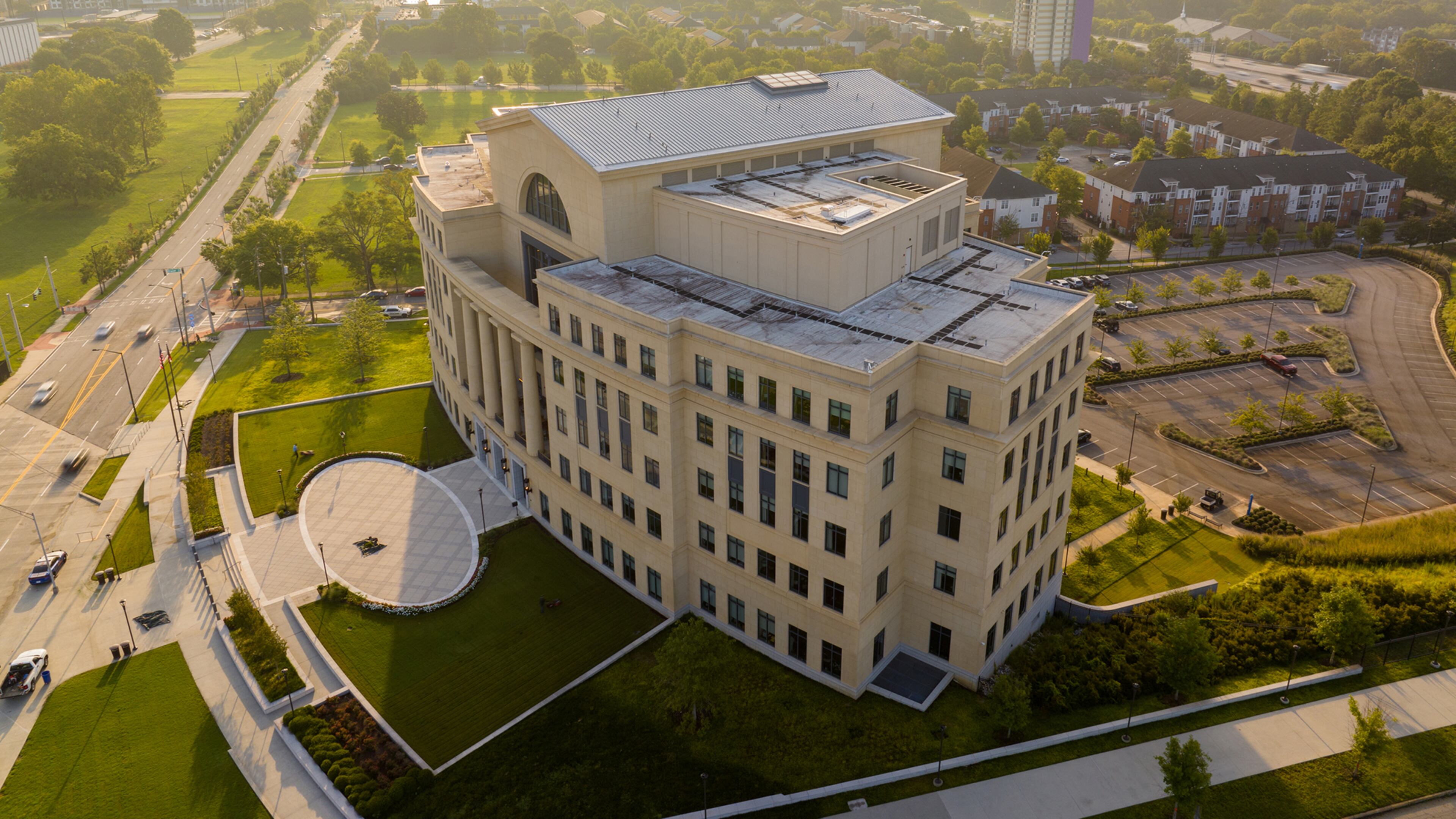 This aerial image shows the Georgia Supreme Court in Atlanta. (Felix Mizioznikov/Dreamstime/TNS 2023)