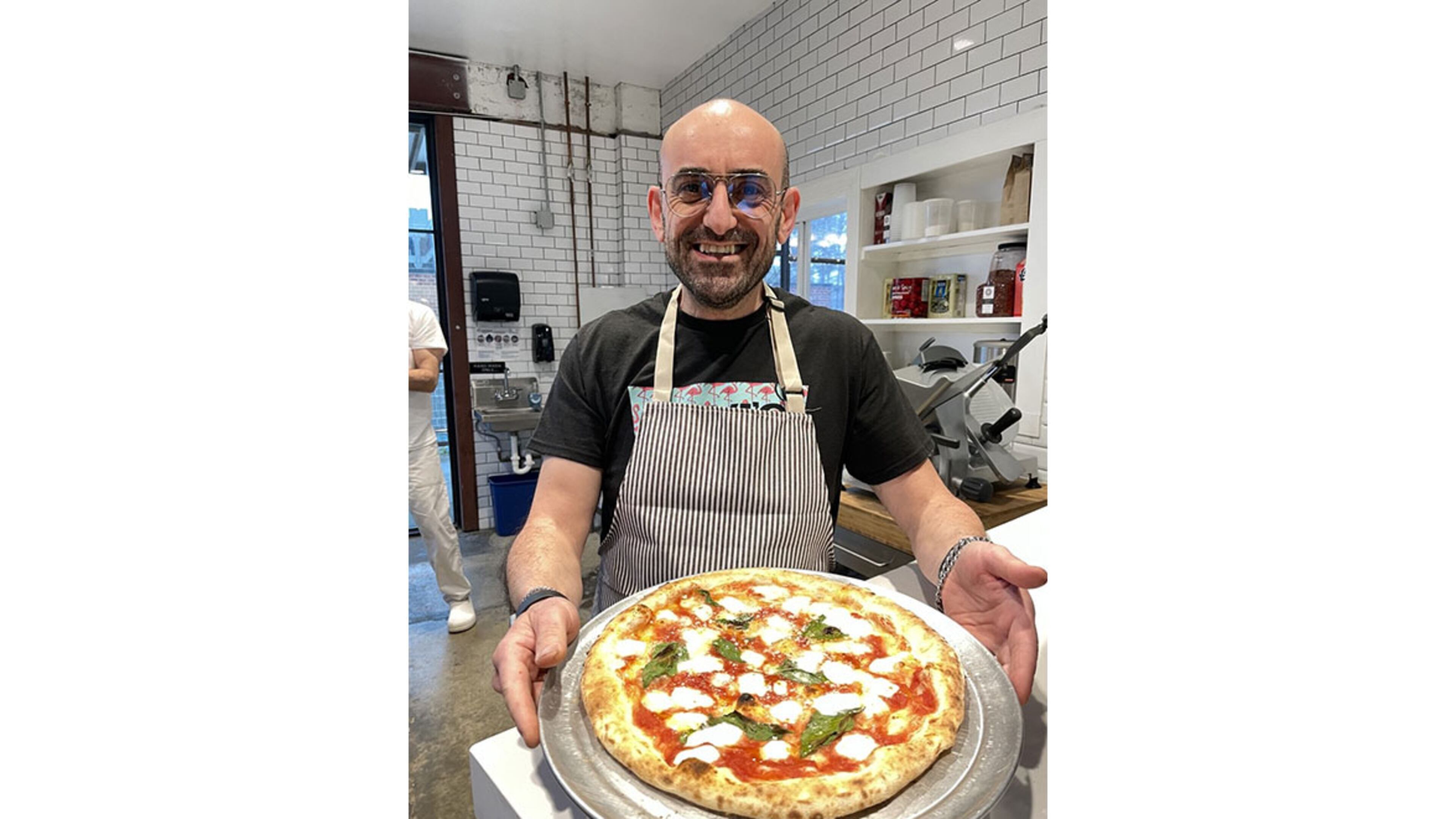 Patrizio Alaia is the co-owner of Mozza Bella, a new stall in the Chattahoochee Food Works food hall.