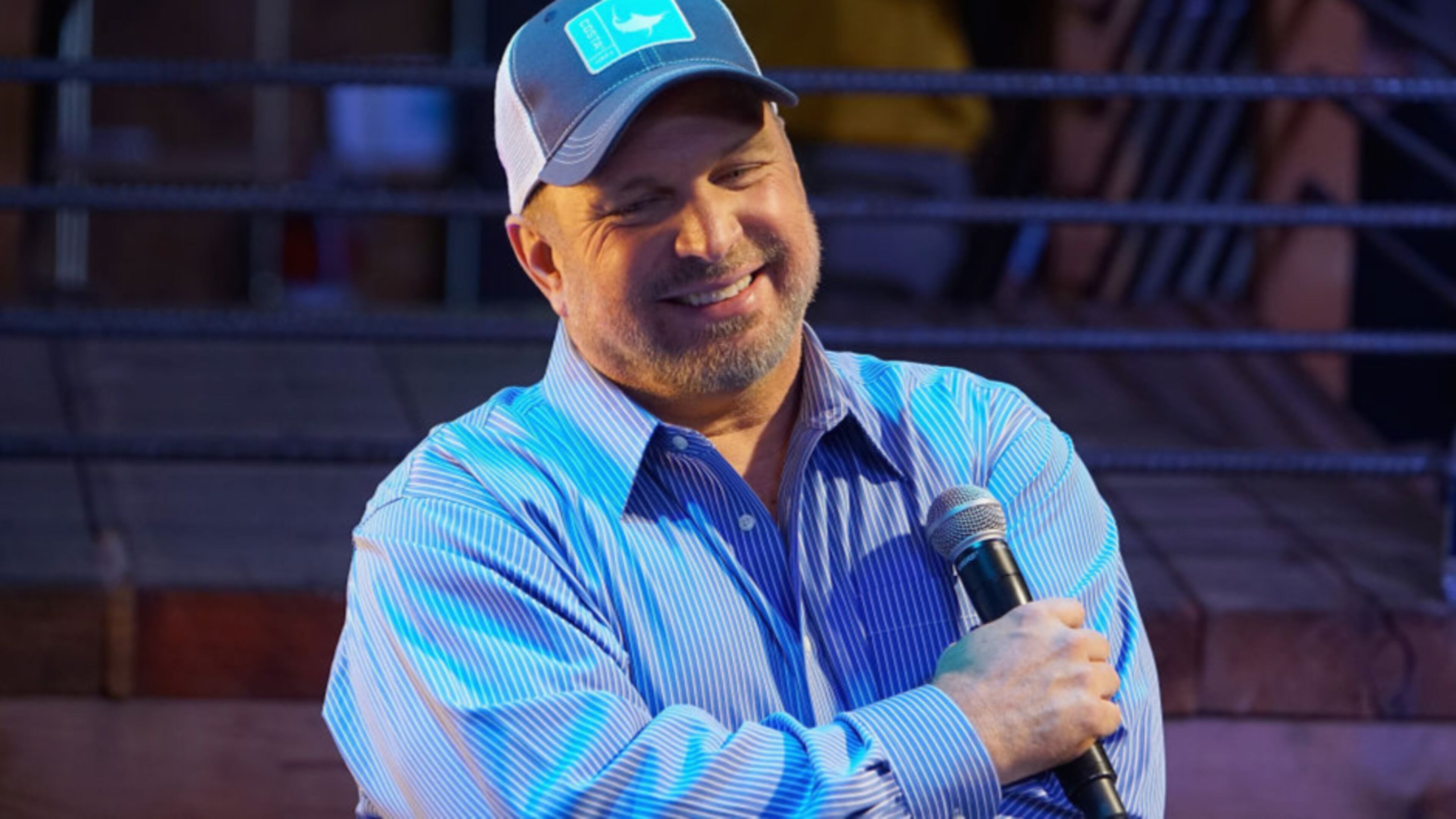 NASHVILLE, TN - JUNE 08: Garth Brooks speaks onstage at the HGTV Lodge during CMA Music Fest on June 8, 2017 in Nashville, Tennessee. (Photo by Anna Webber/Getty Images for HGTV)