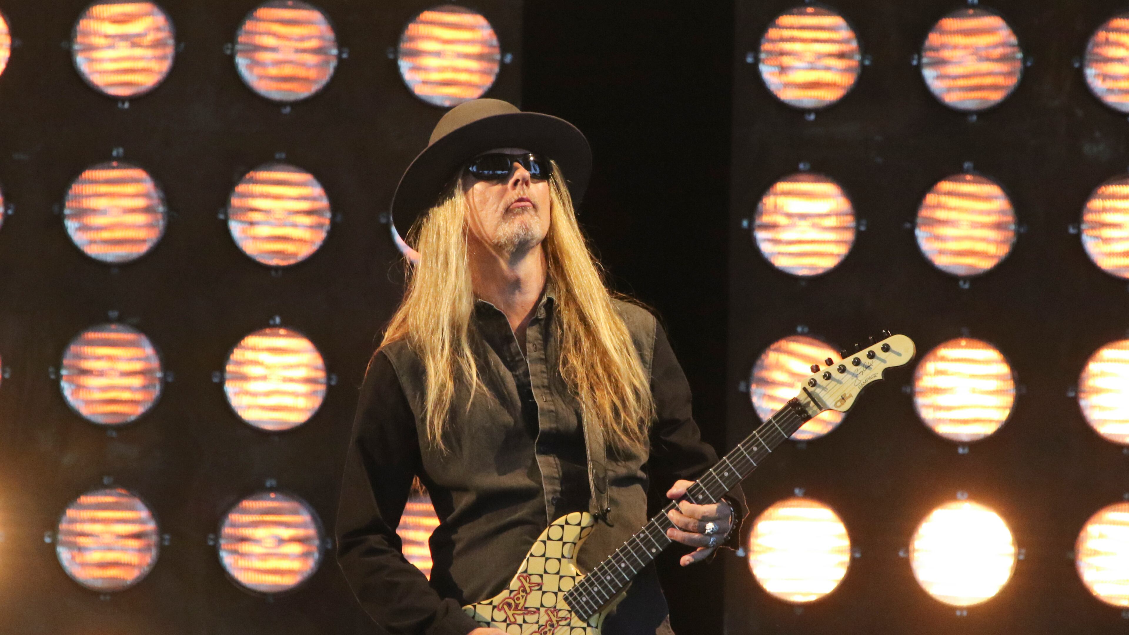 Jerry Cantrell with Alice in Chains performs at Ameris Bank Amphitheatre on Thursday, July 25, 2019, in Atlanta. (Photo by Katie Darby/Invision/AP)