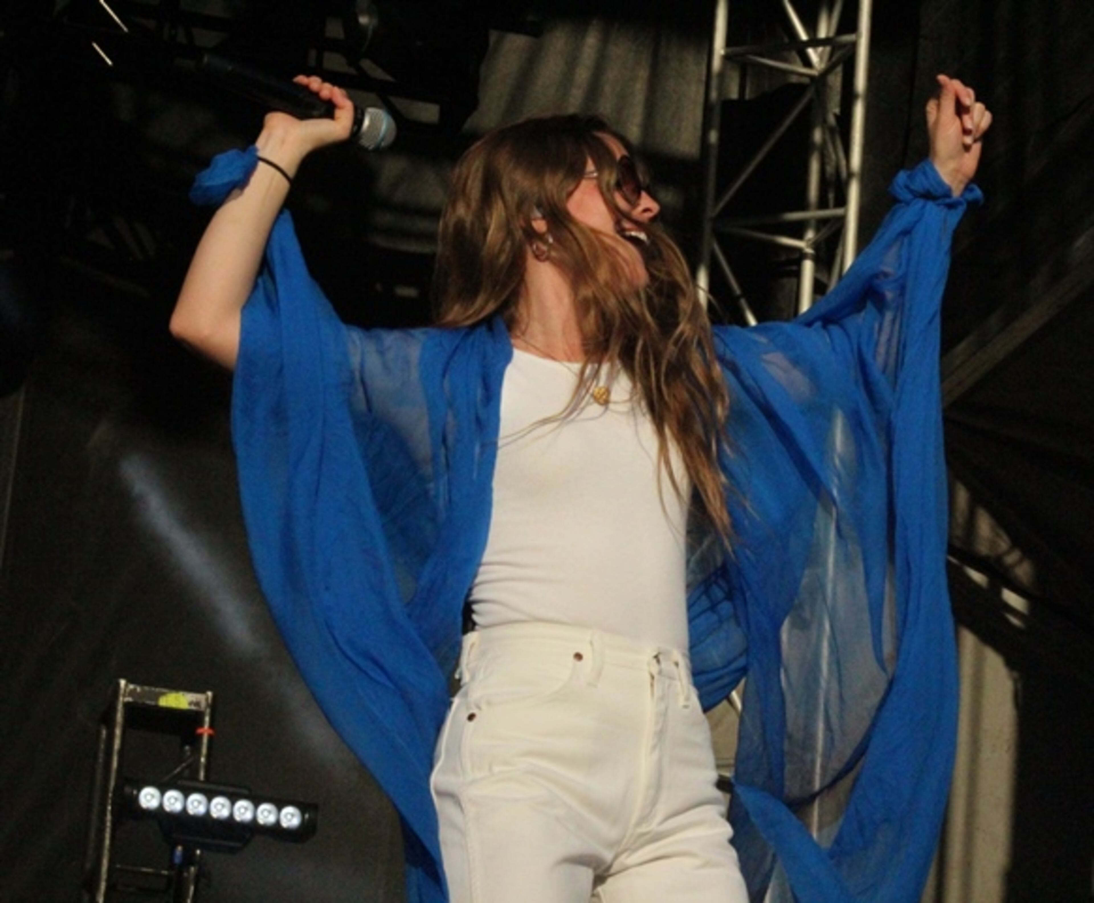 Maggie Rogers performed at Shaky Knees Music Festival on May 5, 2019. Photo: Melissa Ruggieri/Atlanta Journal-Constitution