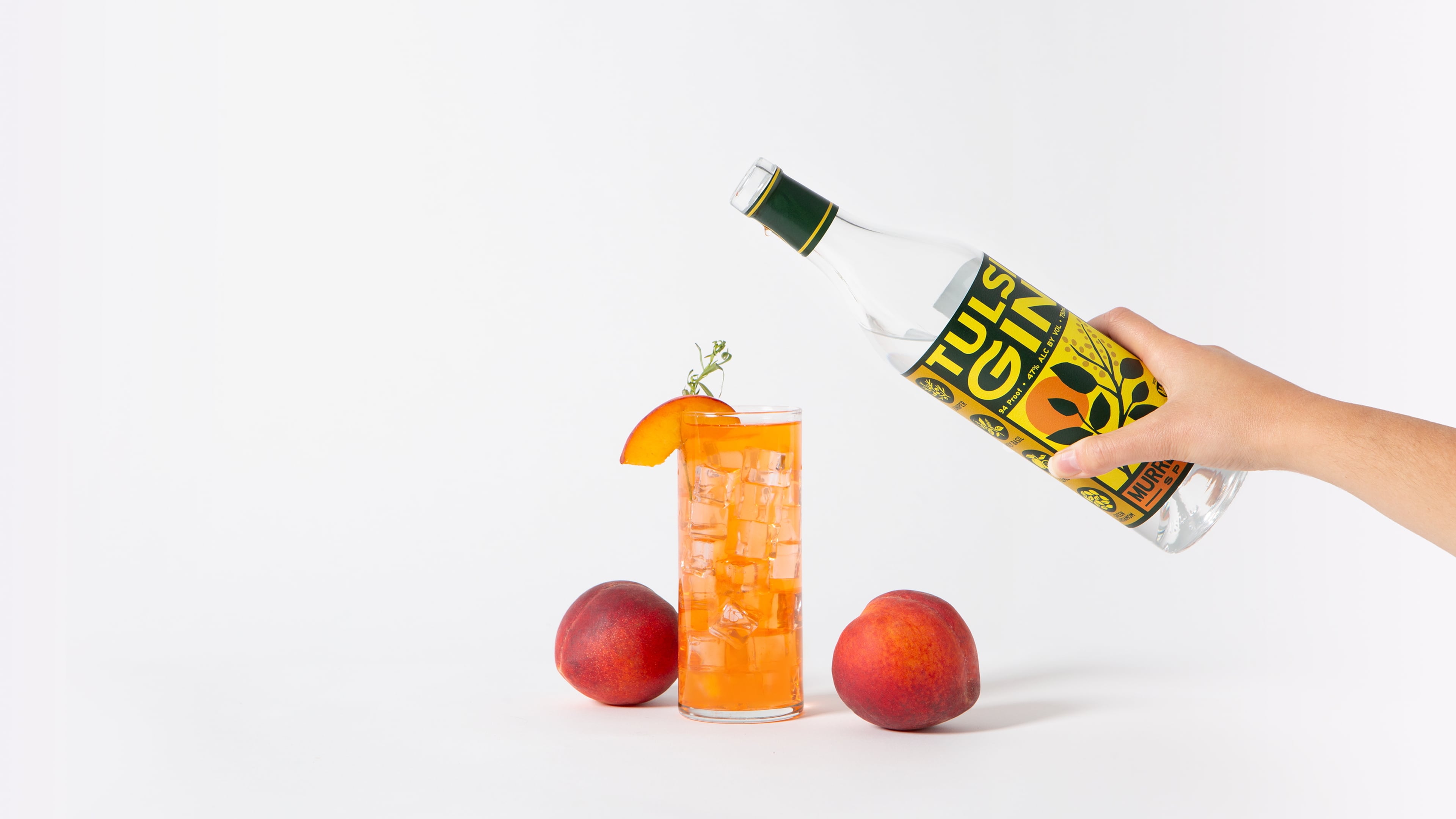 The Peach on the Pitch might just be Atlanta's next signature cocktail. The drink features a peach syrup made with Pearson Farm peaches. (Courtesy of Pearson Farm)