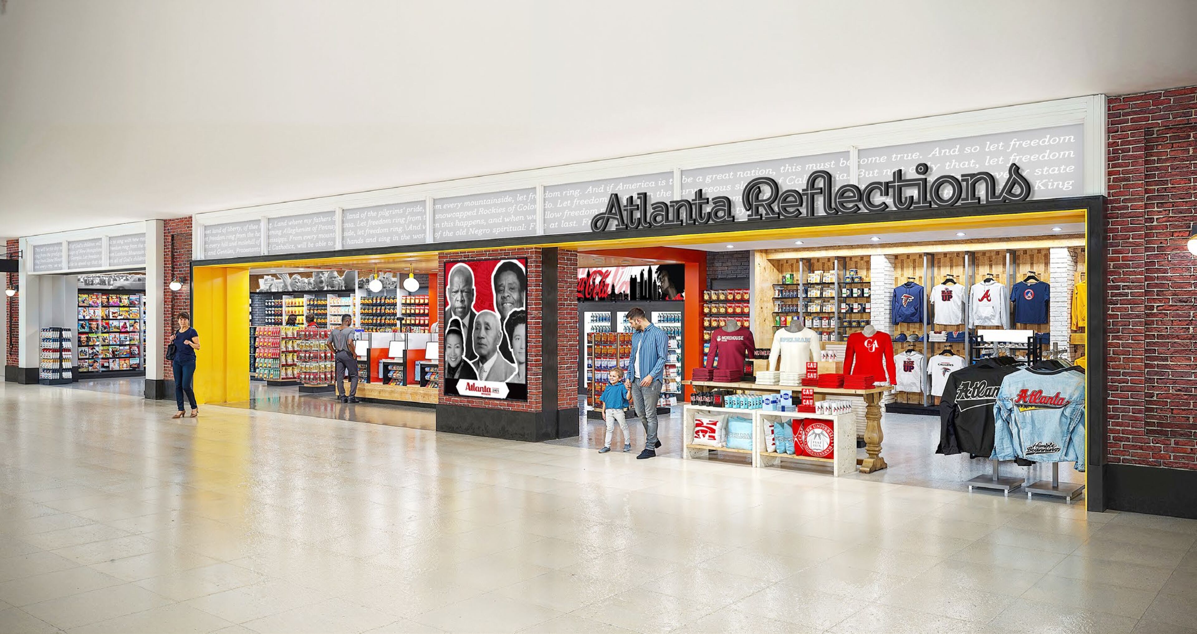 atlanta Reflections gift shop will be part of the new retail shopping at the airport. (Courtesy of Hudson Group)