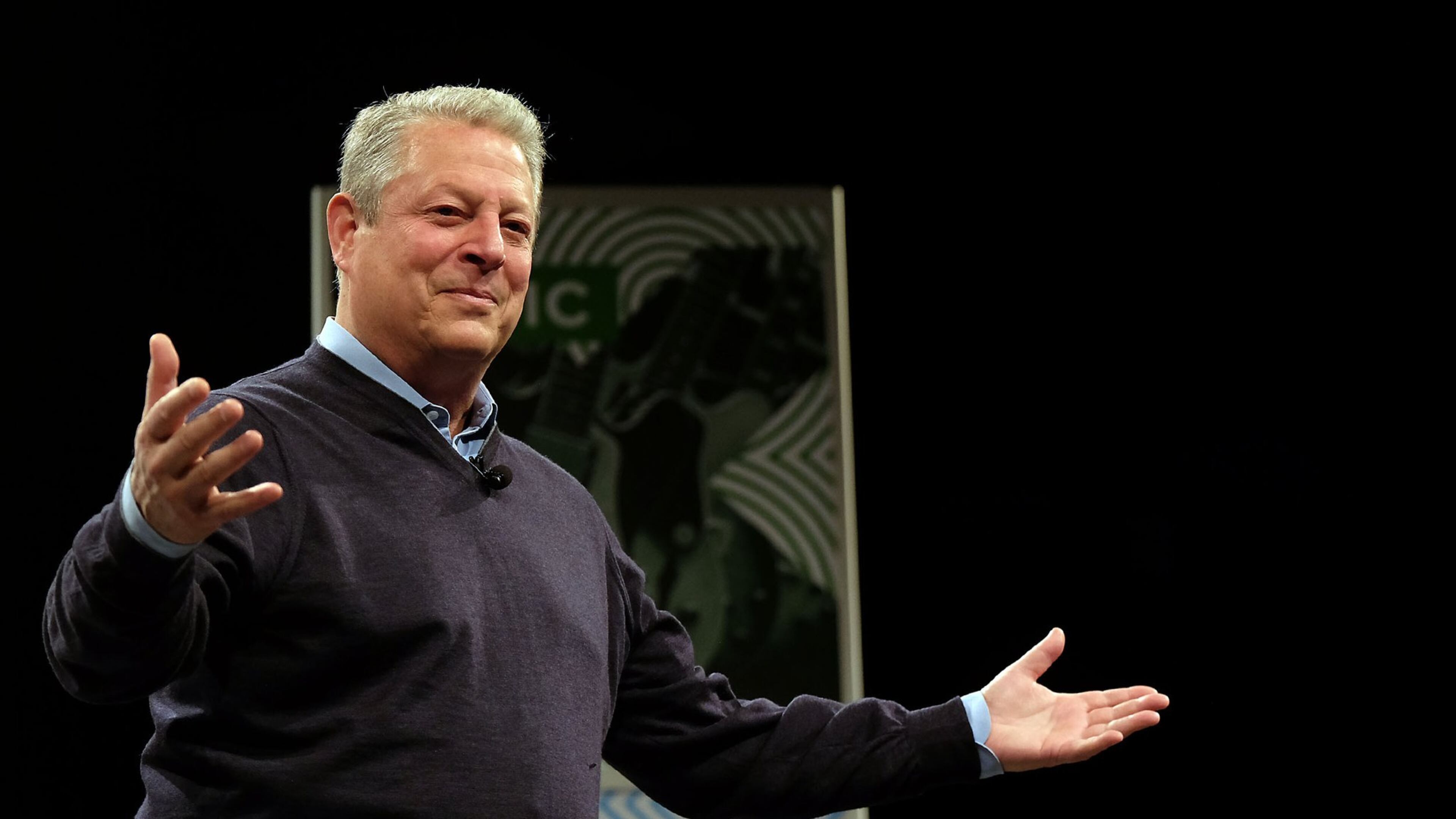 Former Vice President Al Gore speaks at the South by Southwest Interactive Festival at the Austin Convention Center on Friday.