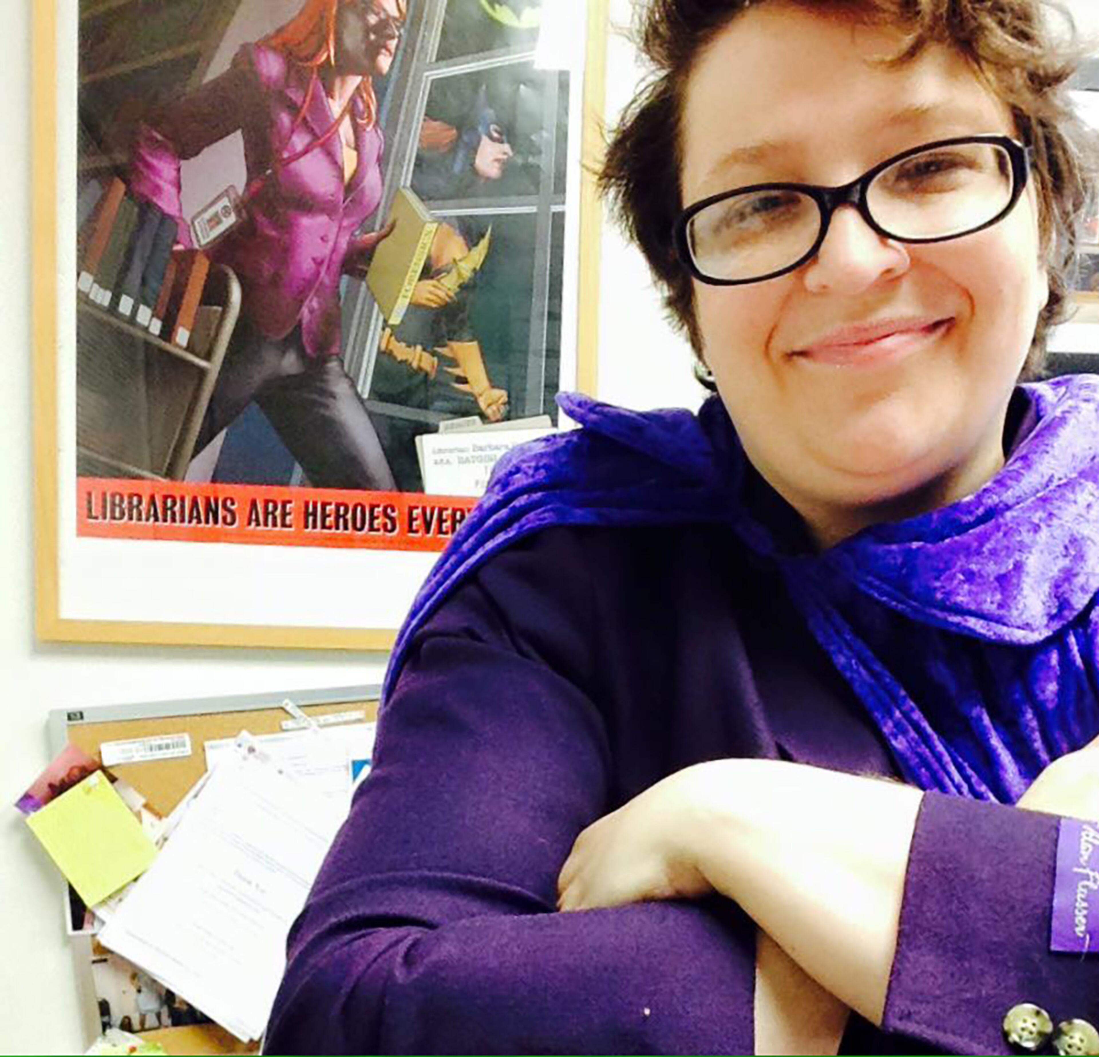 Amy and Reinhardt University suited up for Children's Healthcare.