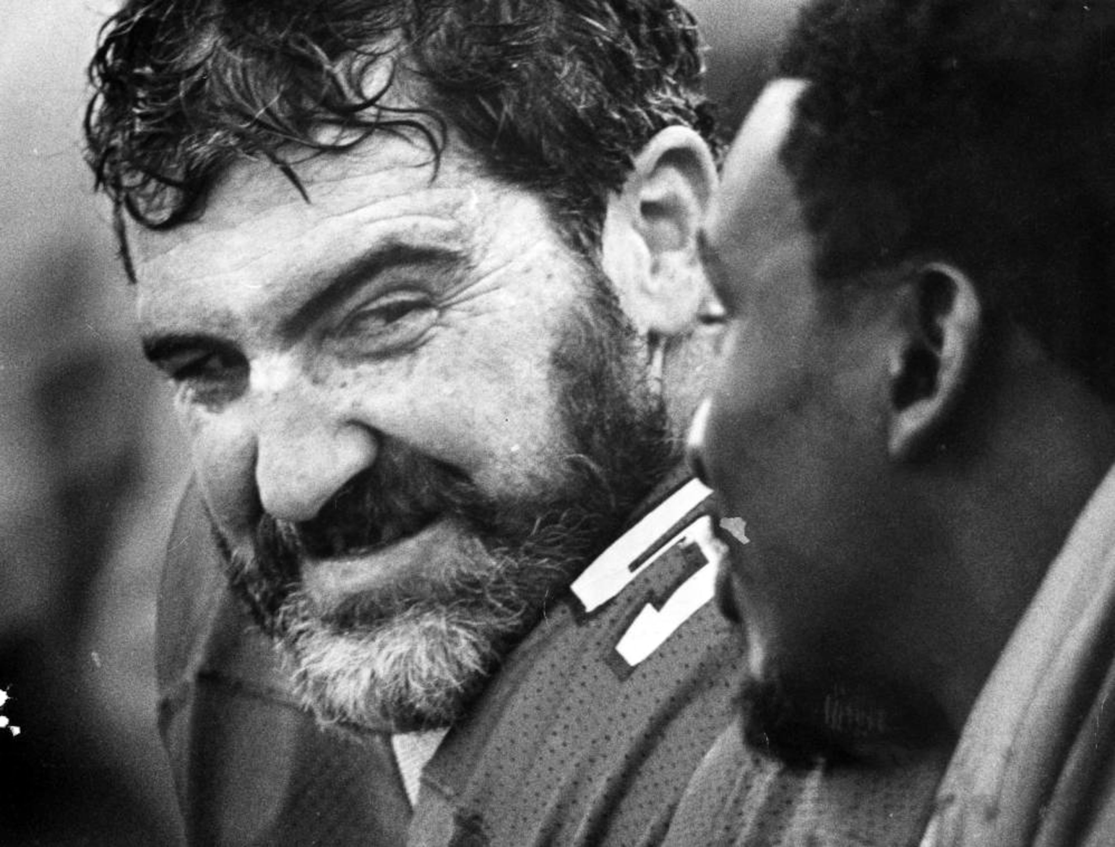 Atlanta Falcons' Jeff Van Note during a game, December 1979