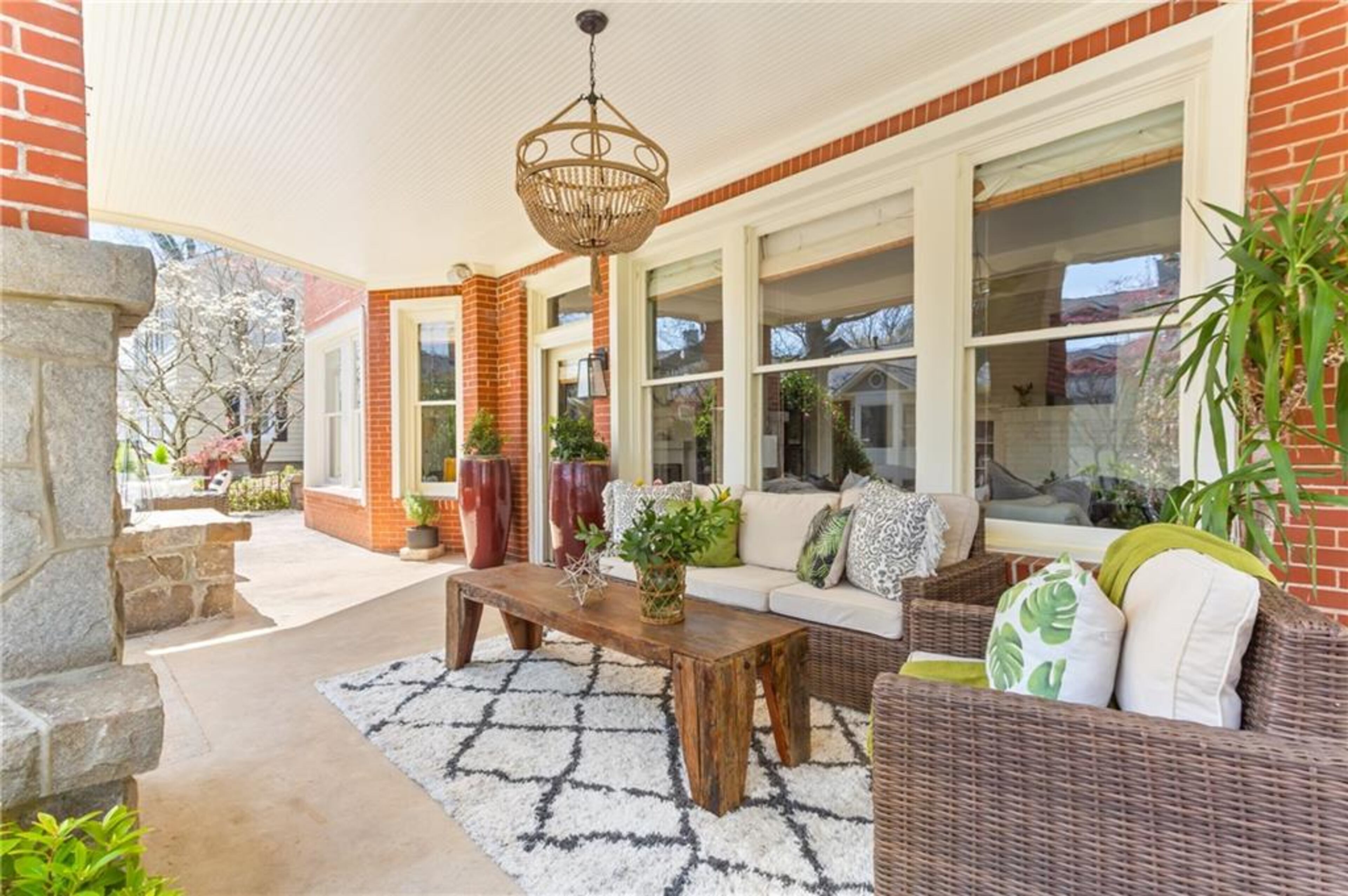 A lovely outdoor sitting area.