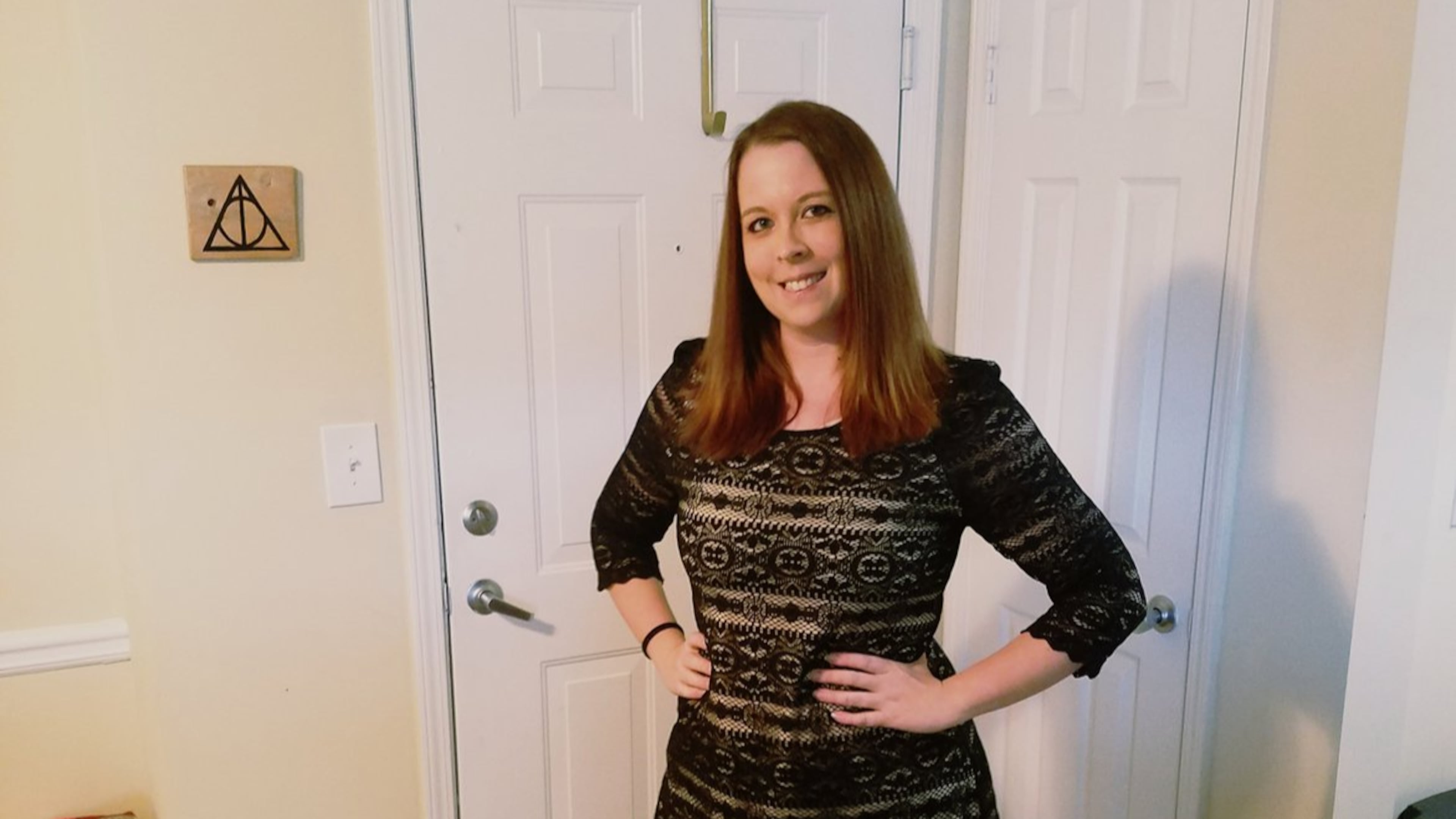 Molly Talbert was down to 180 pounds when this photo was taken in March 2017. CONTRIBUTED BY MOLLY TALBERT