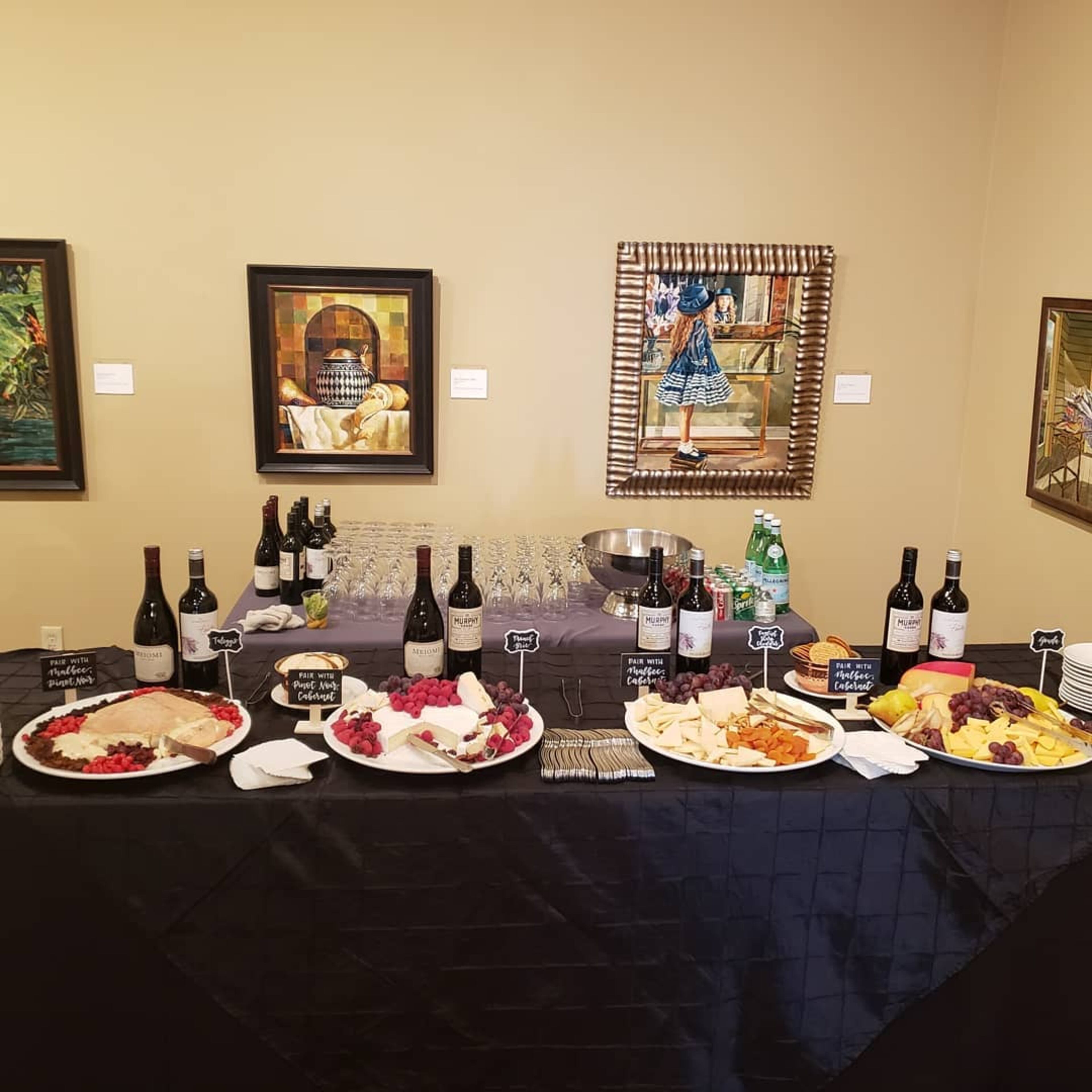 The Carriage House buffet at the Cobb-Marietta Museum of Art . CONTRIBUTED BY JENNIFER BRETT
