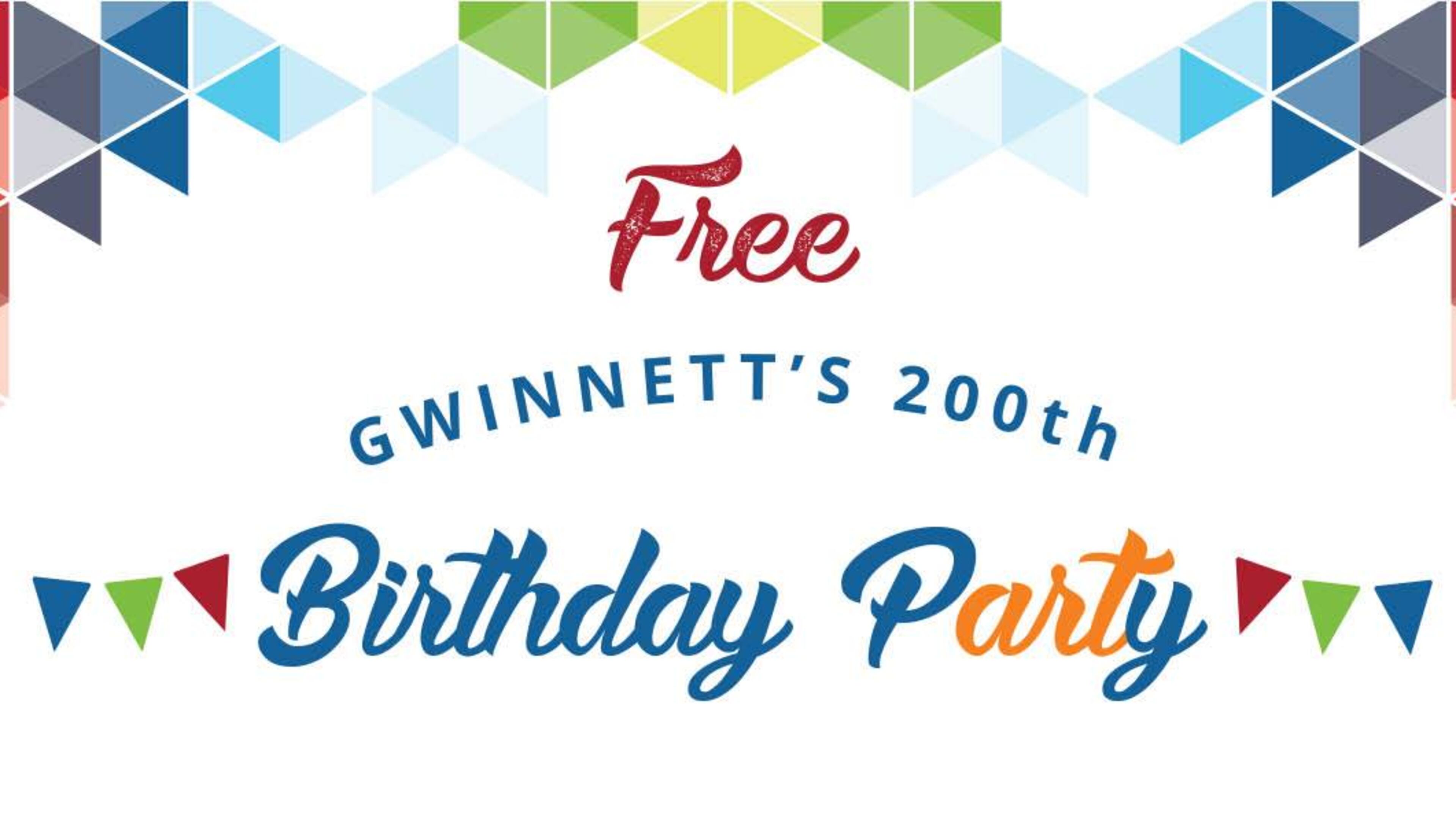 Gwinnett’s yearlong bicentennial celebration concludes Saturday, Dec. 15 with a free family-friendly party and a ticketed evening gala at the Infinite Energy Center.