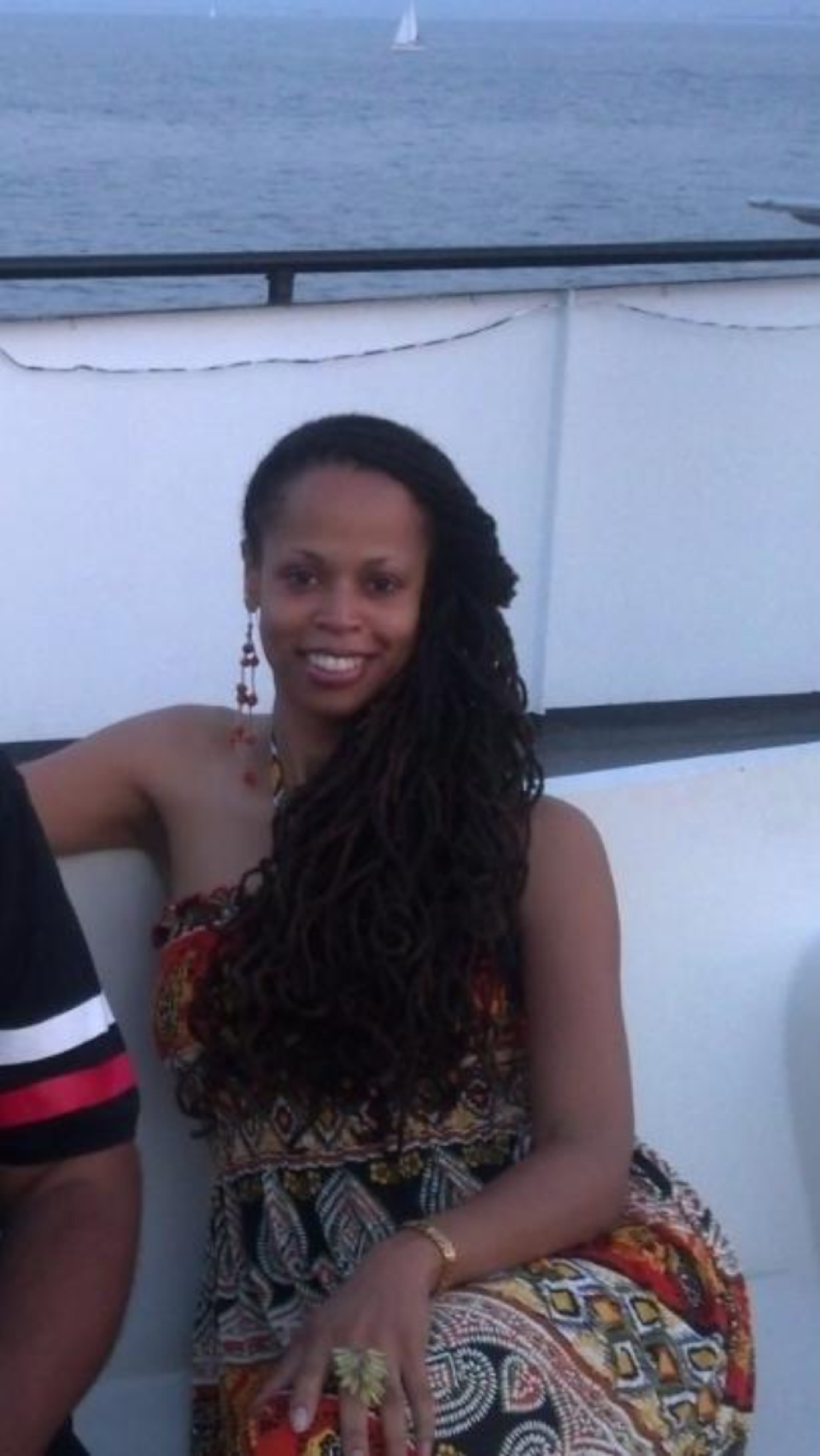 Andrea Davis is a paralegal in Durham, N.C.: They make me feel empowered. Since there is so much focus and attention in advertising and media given to females who subscribe to a European aesthetic, I know I stand out and am proud to in that regard. I prefer the term “locs” and don’t use “dreads,” because historically the hairstyle was referred to as being “dreadful.” Now, perhaps that was aptly describing them if they were unkempt. Regardless, as you well know, dreadful has a negative connotation. I don’t think mine are negative in any way so I don’t use that term. My locs are gorgeous!