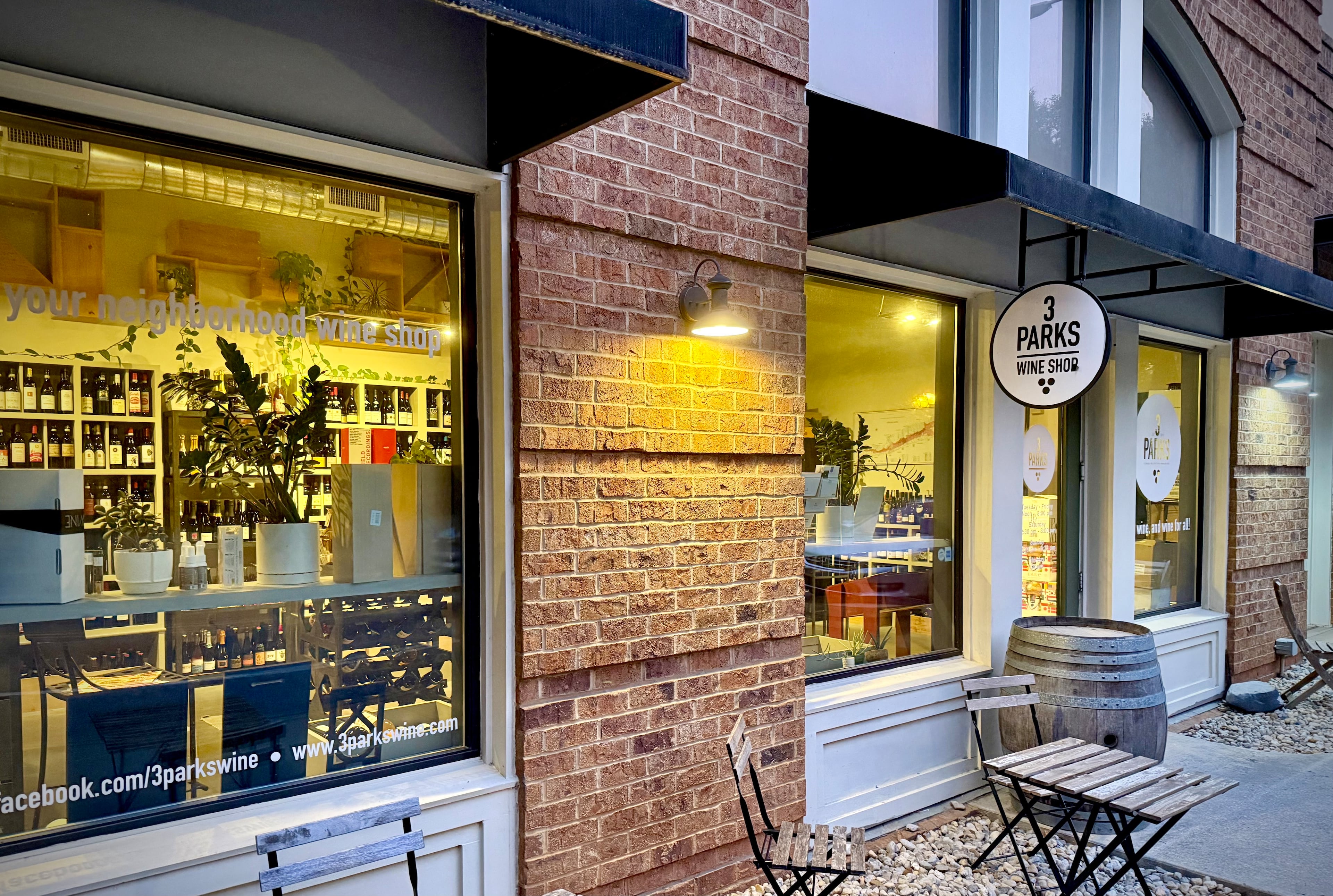 Glenwood’s 3 Parks Wine Shop frequently holds tastings and other events. (Henri Hollis/AJC)