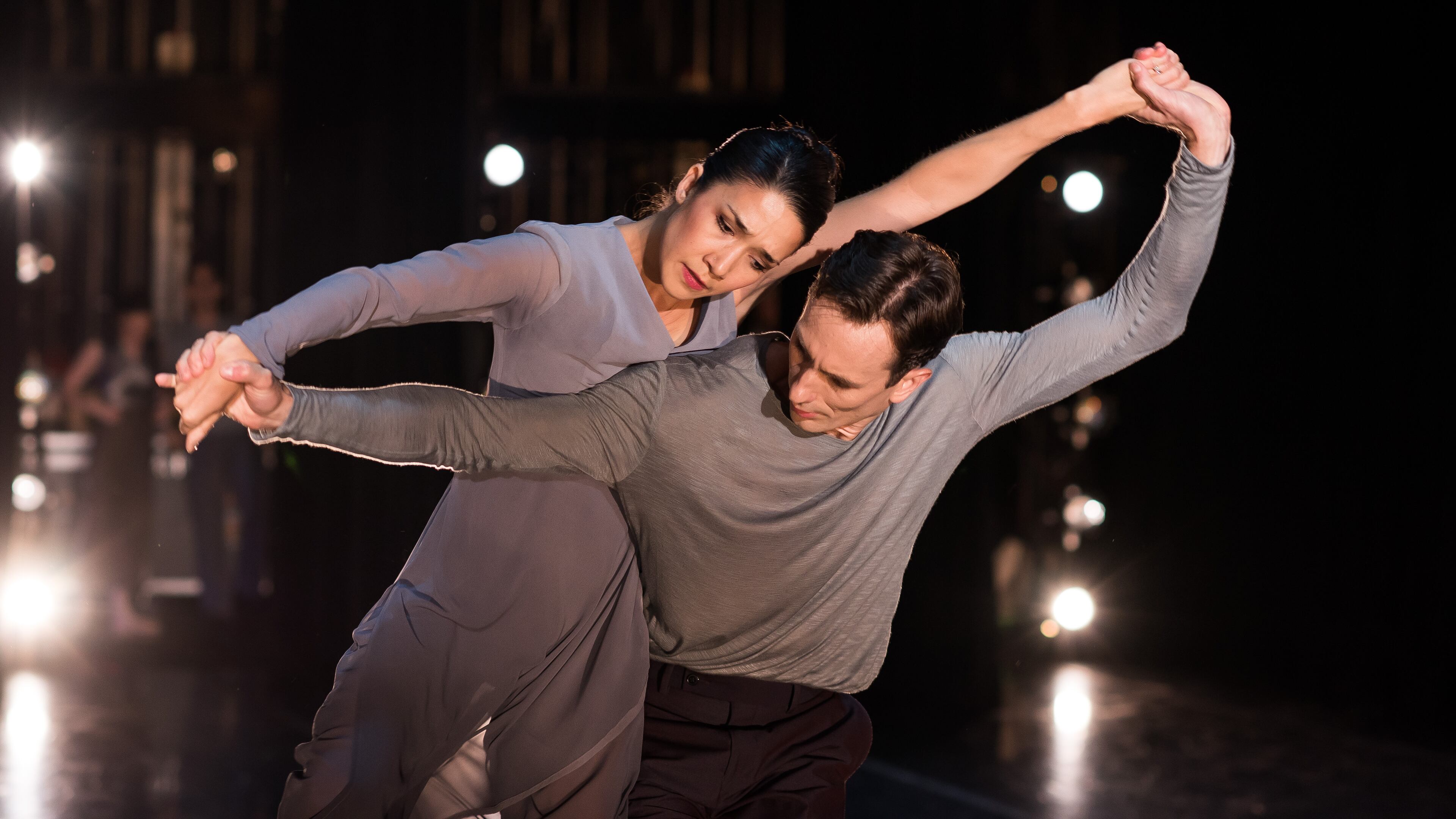 Rachel Van Buskirk and Christian Clark performed Saturday in Terminus Modern Ballet Theatre's season closer. (Photo by Abigail Photos)