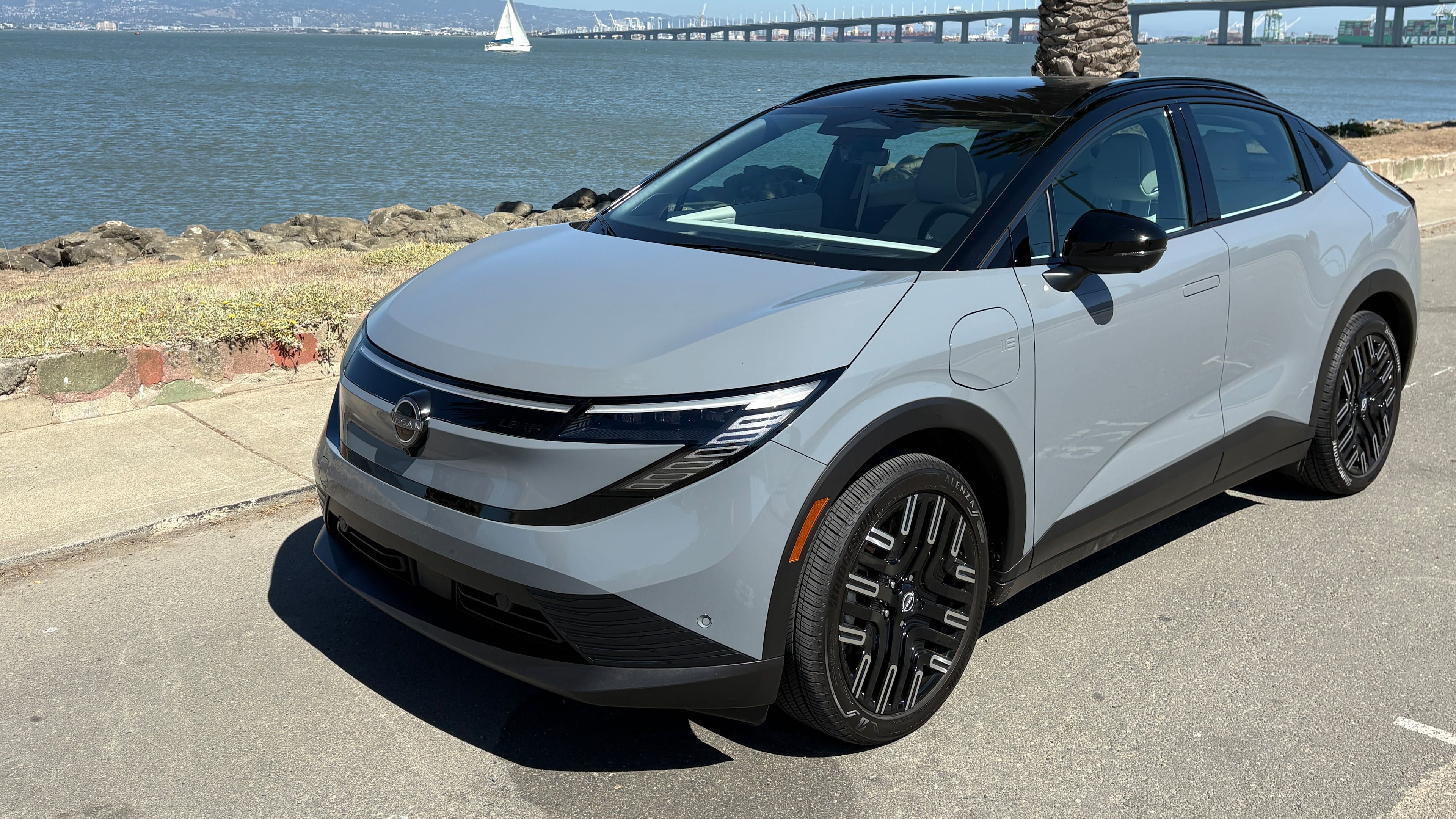 The 2026 Nissan Leaf electric vehicle. (Lauren Swift/Cox Automotive)