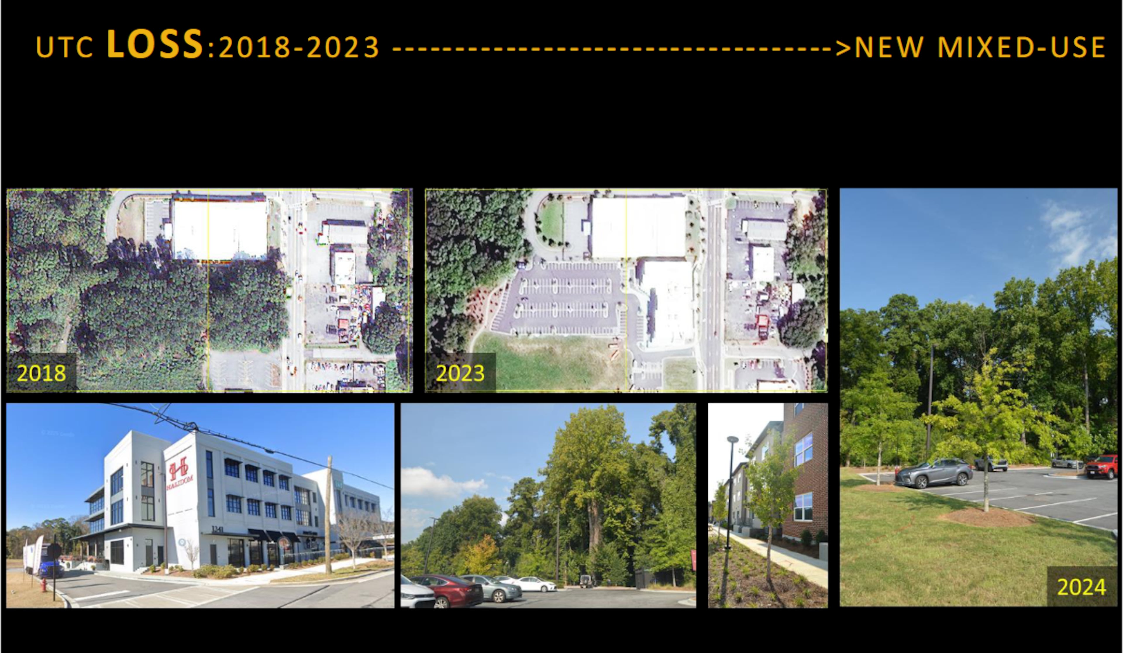 The newest study measuring Atlanta's tree canopy says that multi-family housing was the biggest driver of tree loss between 2018 and 2023. (Atlanta tree canopy study)
